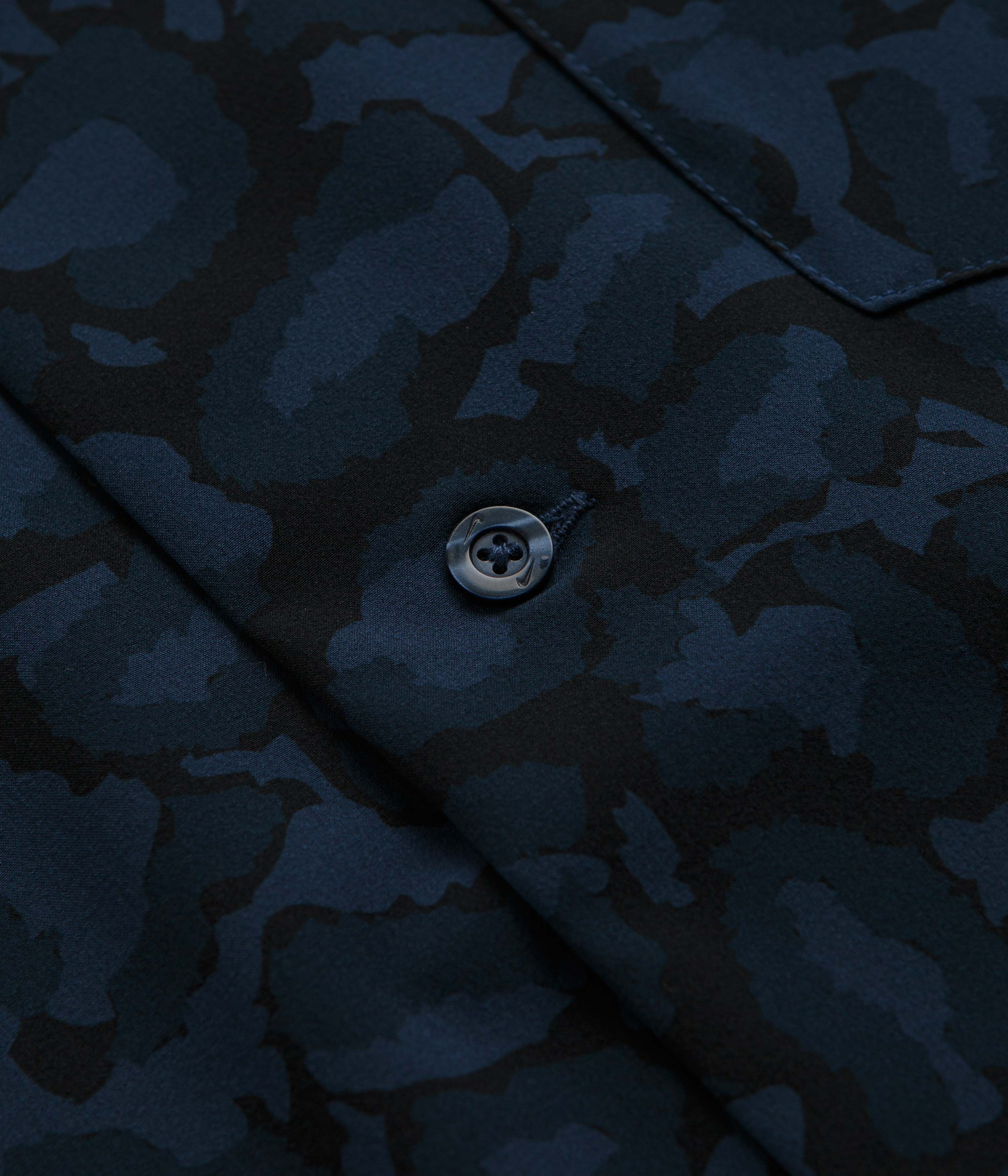 Nike SB Print Bowler Short Sleeve Shirt - Midnight Navy - Image 4