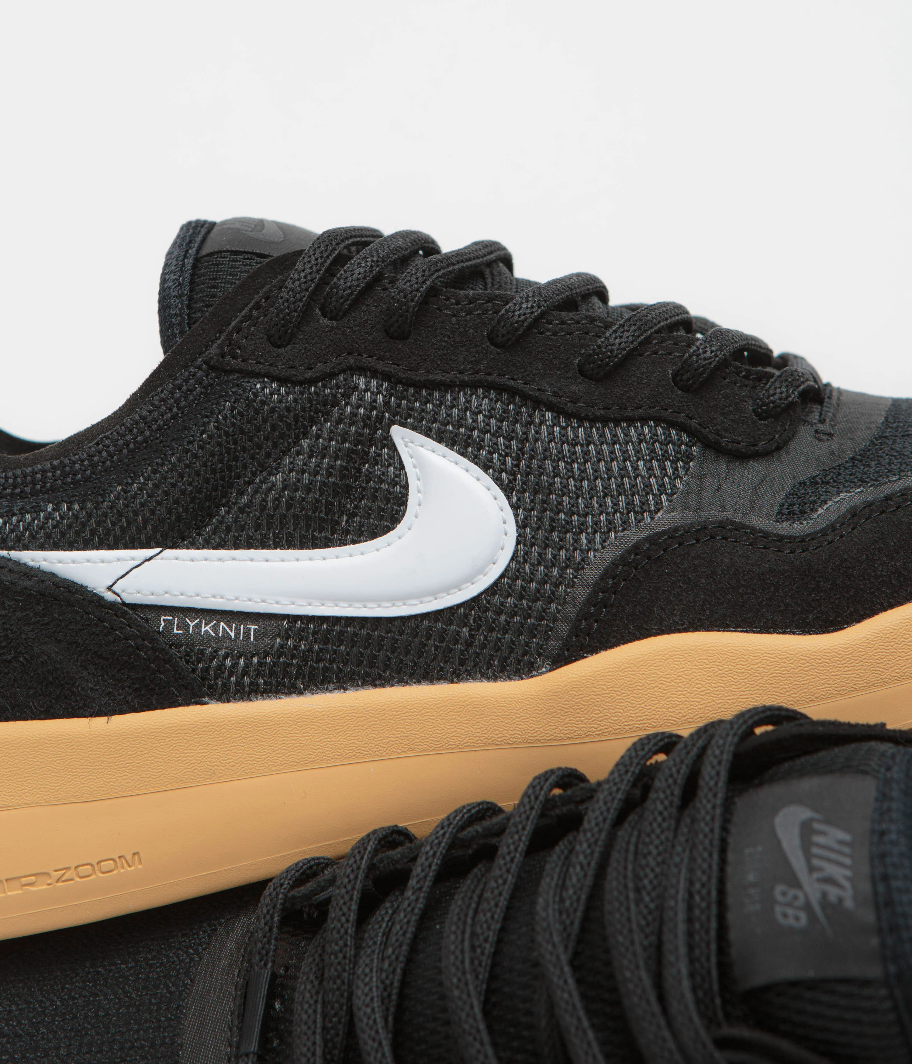 Nike SB PS8 Shoes - Black / White - Anthracite - Gum Yellow - Image 3