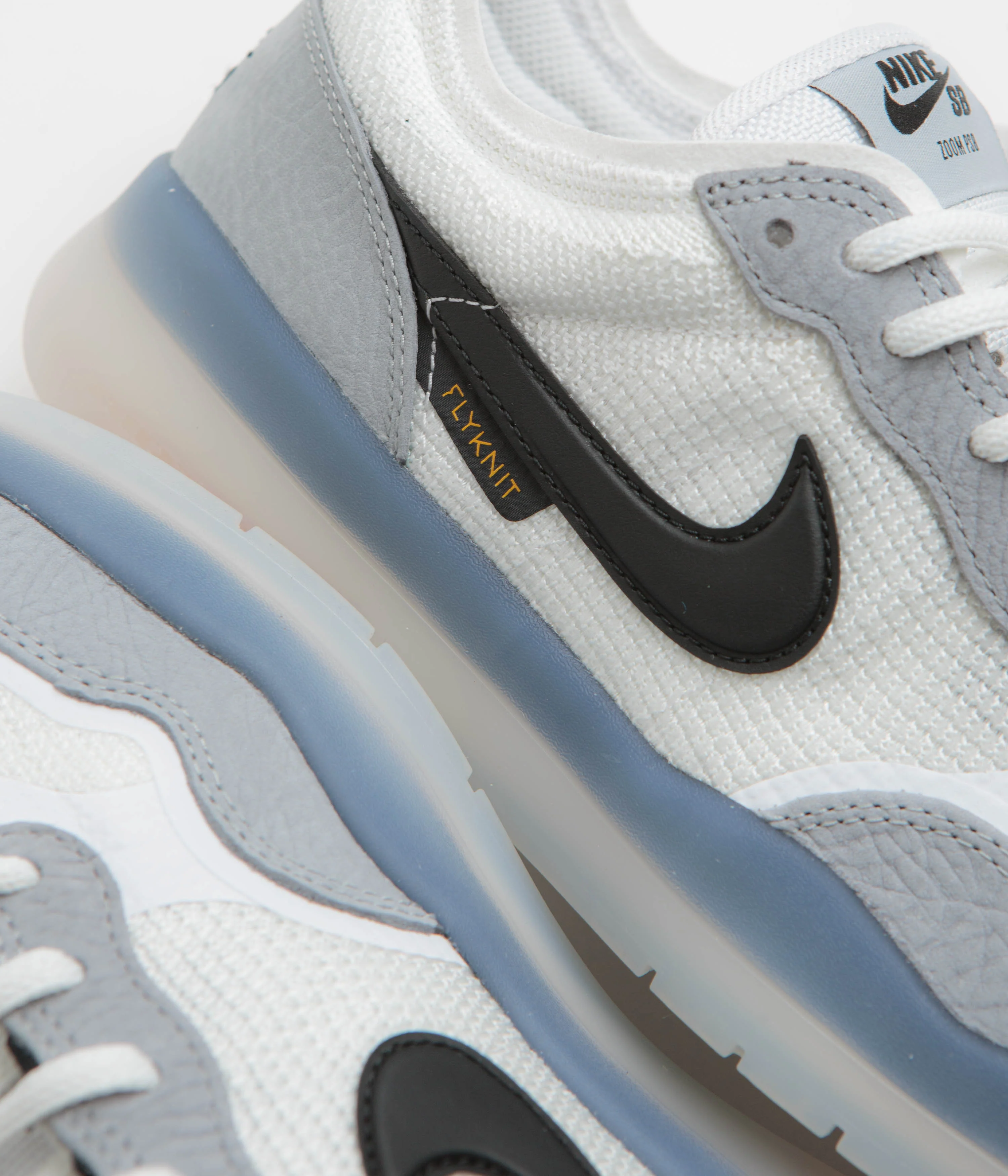 Nike SB PS8 Shoes - Wolf Grey / Black - Wolf Grey - White - Image 3
