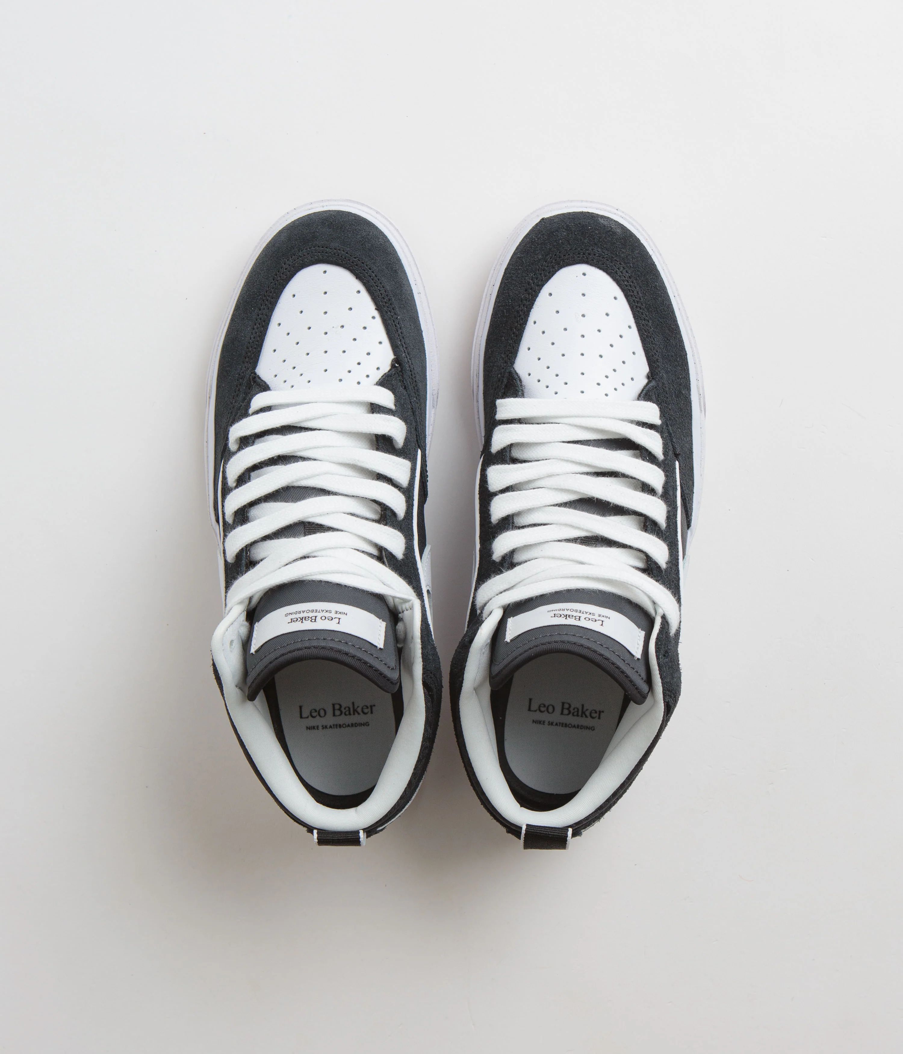 Nike SB React Leo Shoes - Black / White - Black - Gum Light Brown - Image 7
