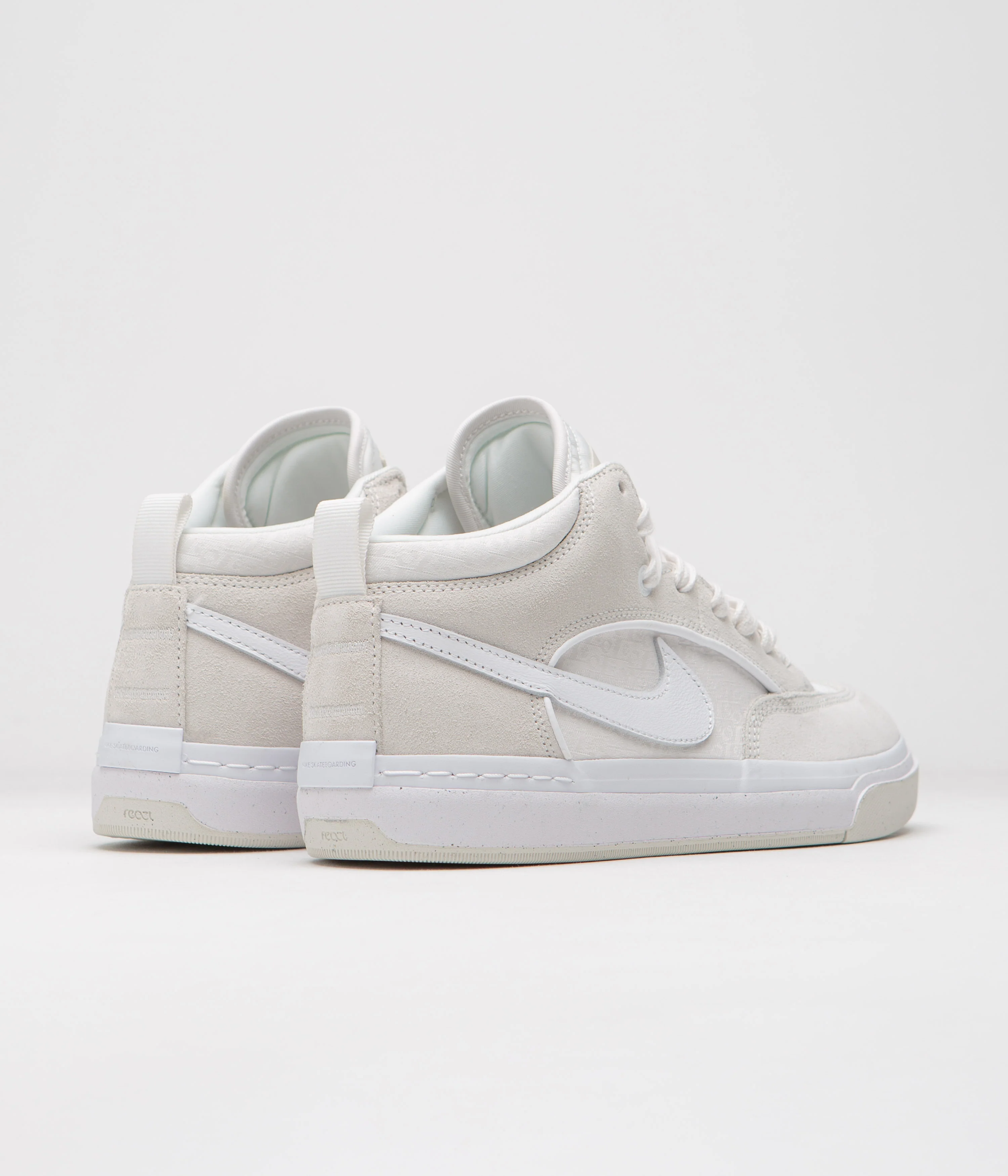 Nike SB React Leo Shoes - Phantom / White - Summit White - Phantom - Image 4