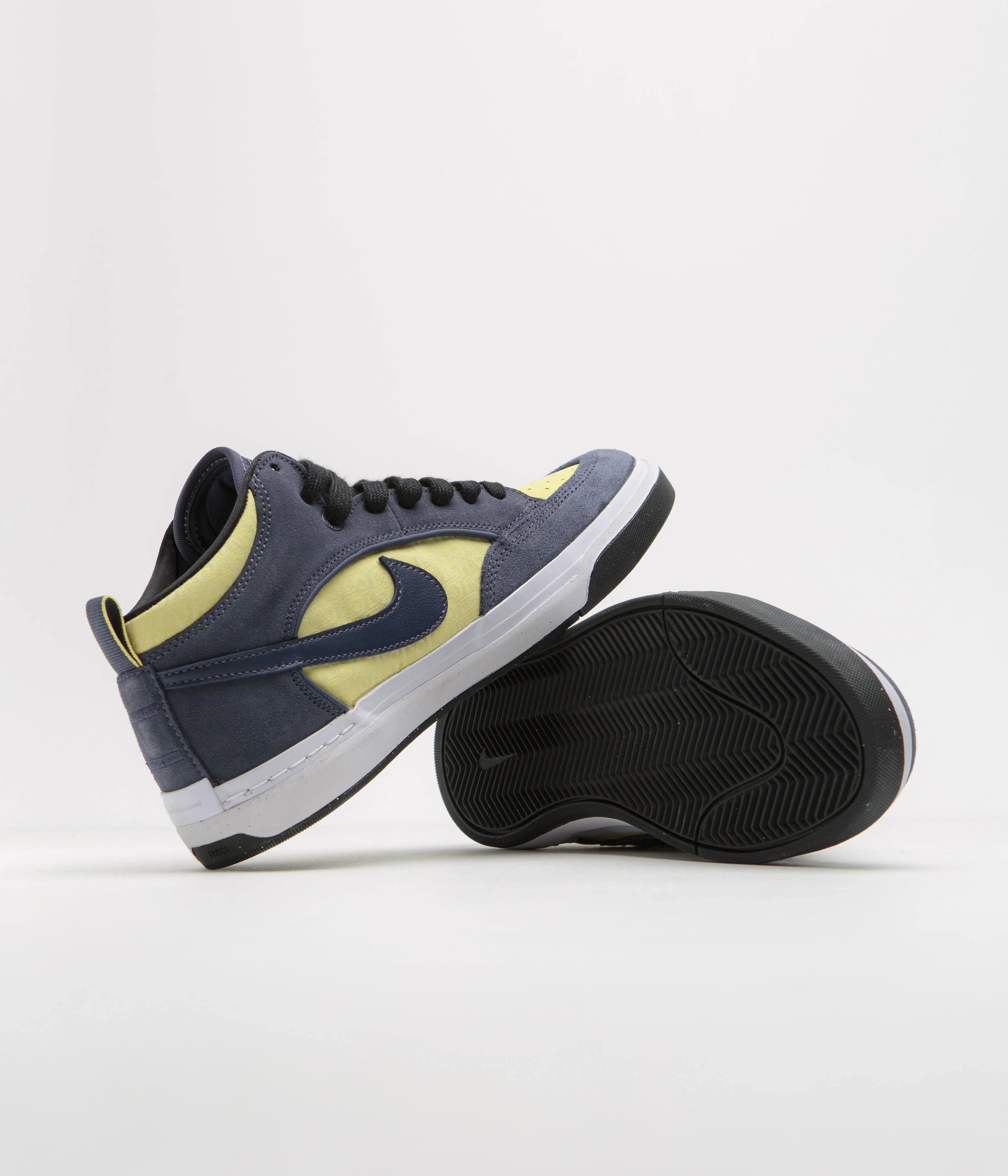 Nike SB React Leo Shoes - Thunder Blue / Thunder Blue - Saturn Gold - Image 5
