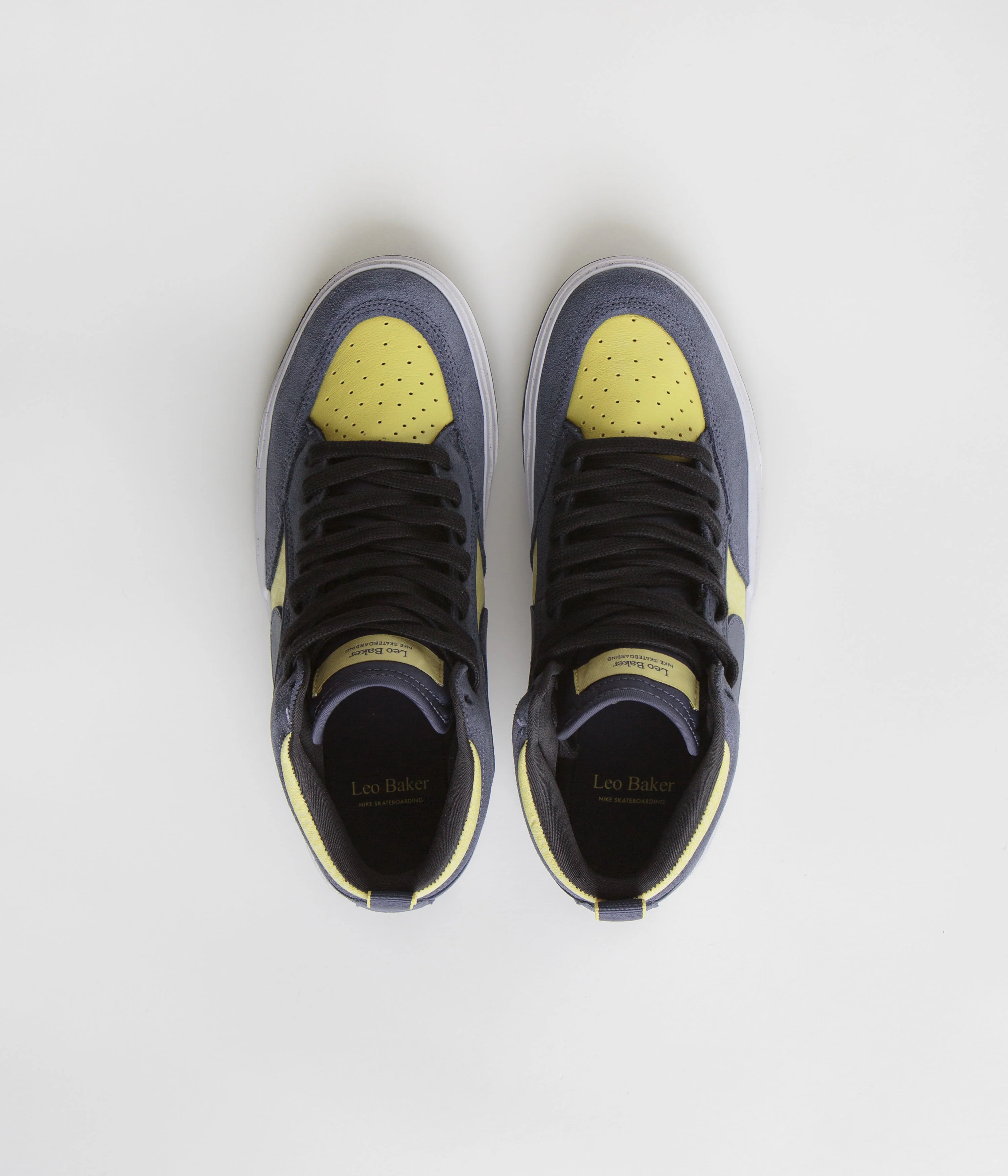 Nike SB React Leo Shoes - Thunder Blue / Thunder Blue - Saturn Gold - Image 7
