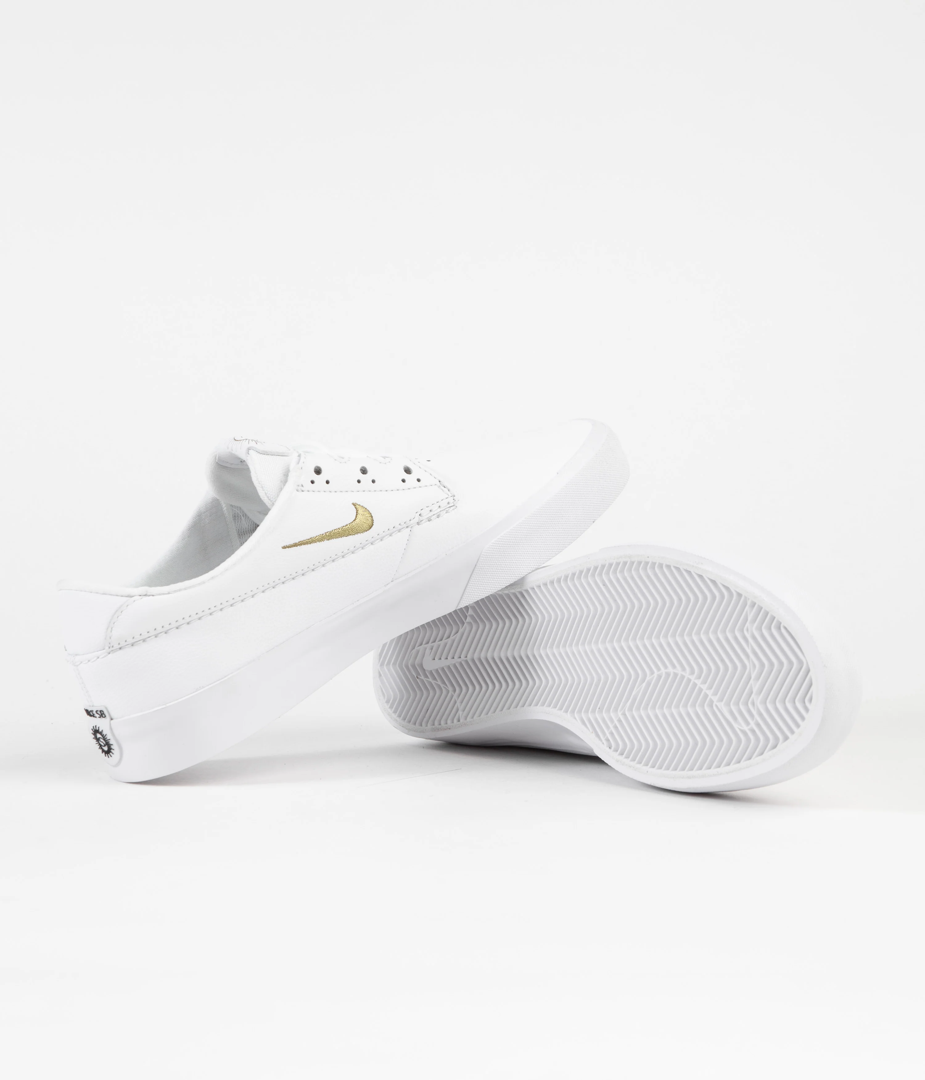 Nike SB Shane Premium Shoes - White / Metallic Gold - White - White - Image 5