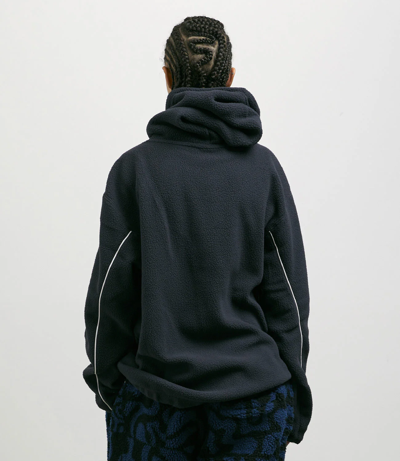 Nike SB Sherpa Fleece Hoodie - Black / Sail / Sail - Image 2