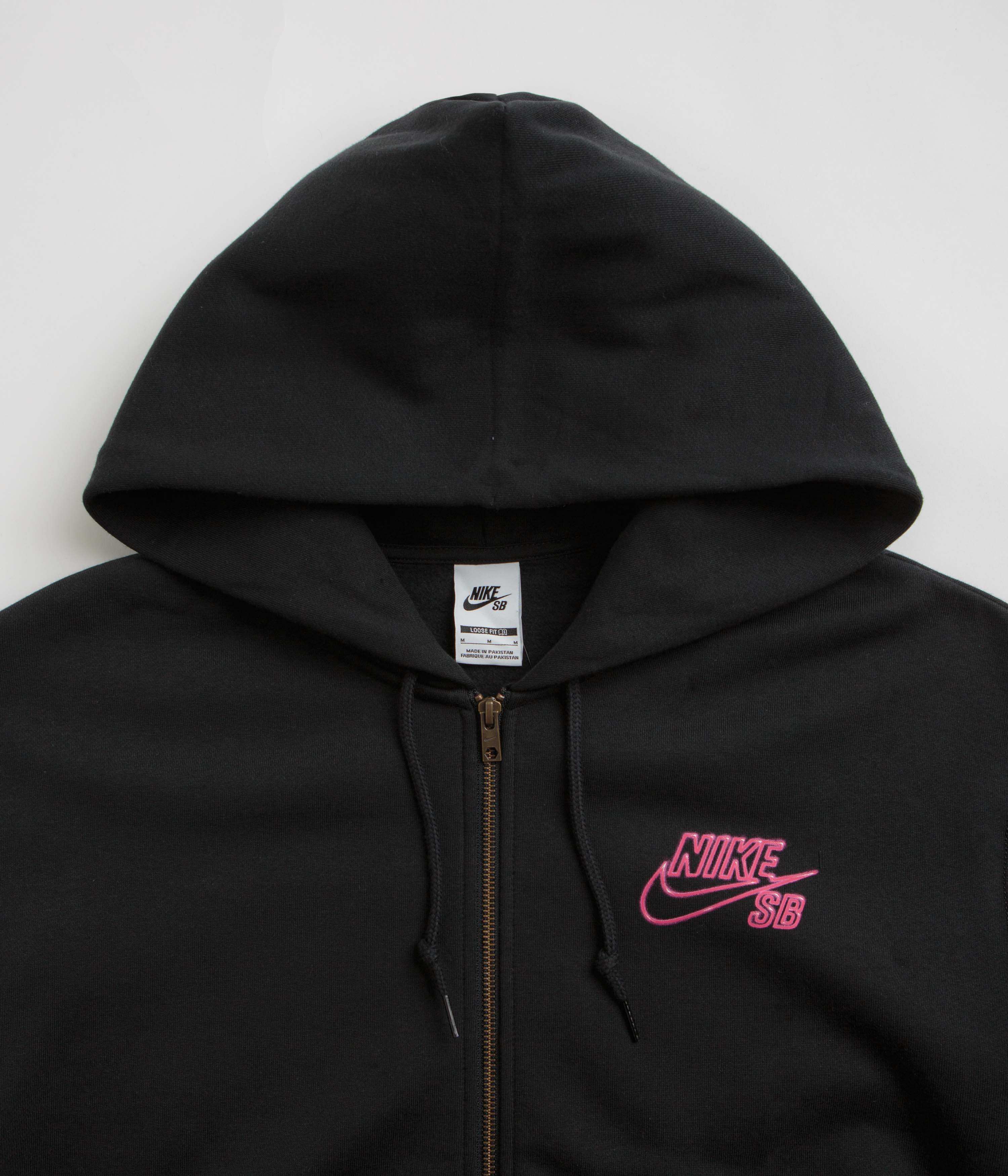 Nike SB SK8FIEND Hoodie - Black / White - Image 4