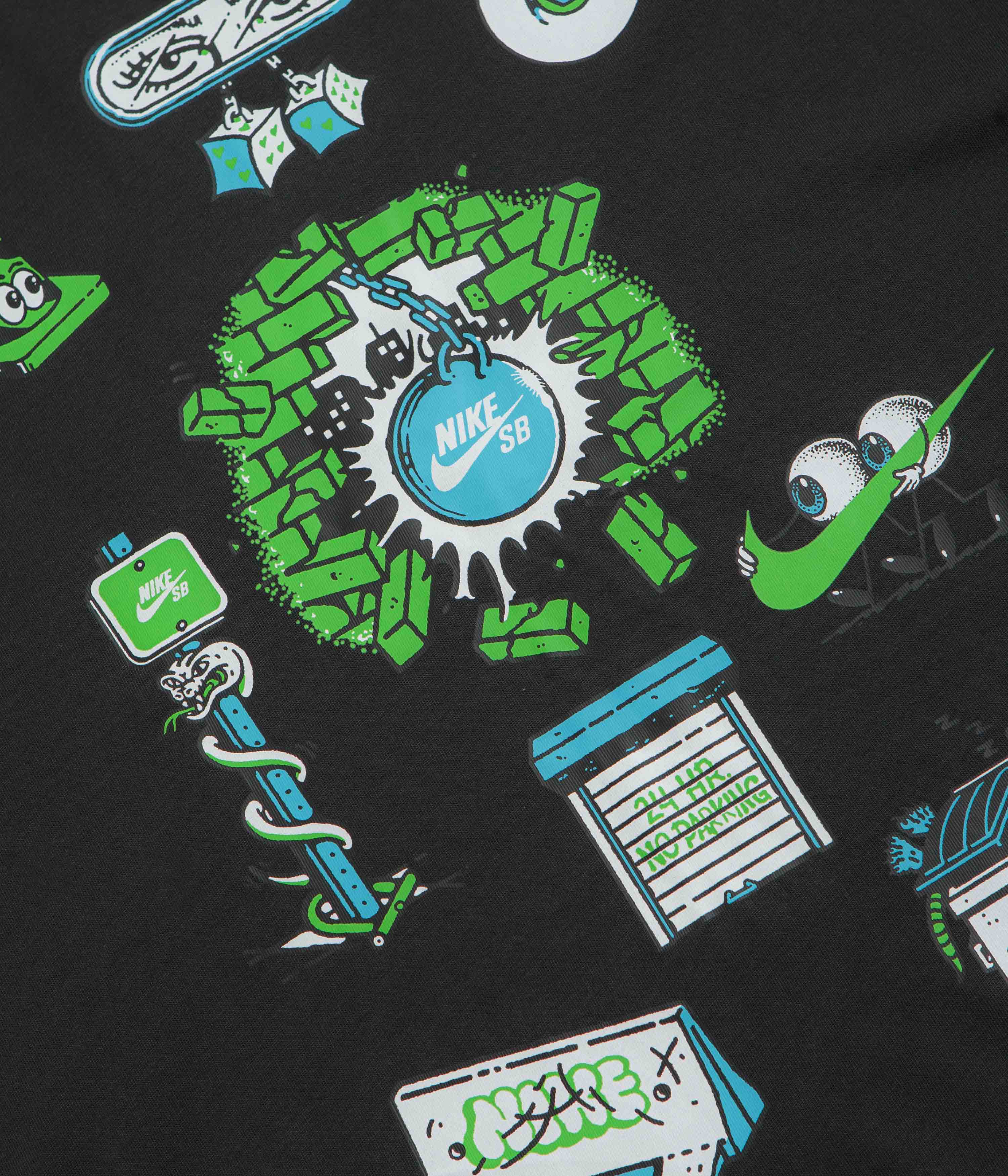 Nike SB Skate Char T-Shirt - Off Noir - Image 5