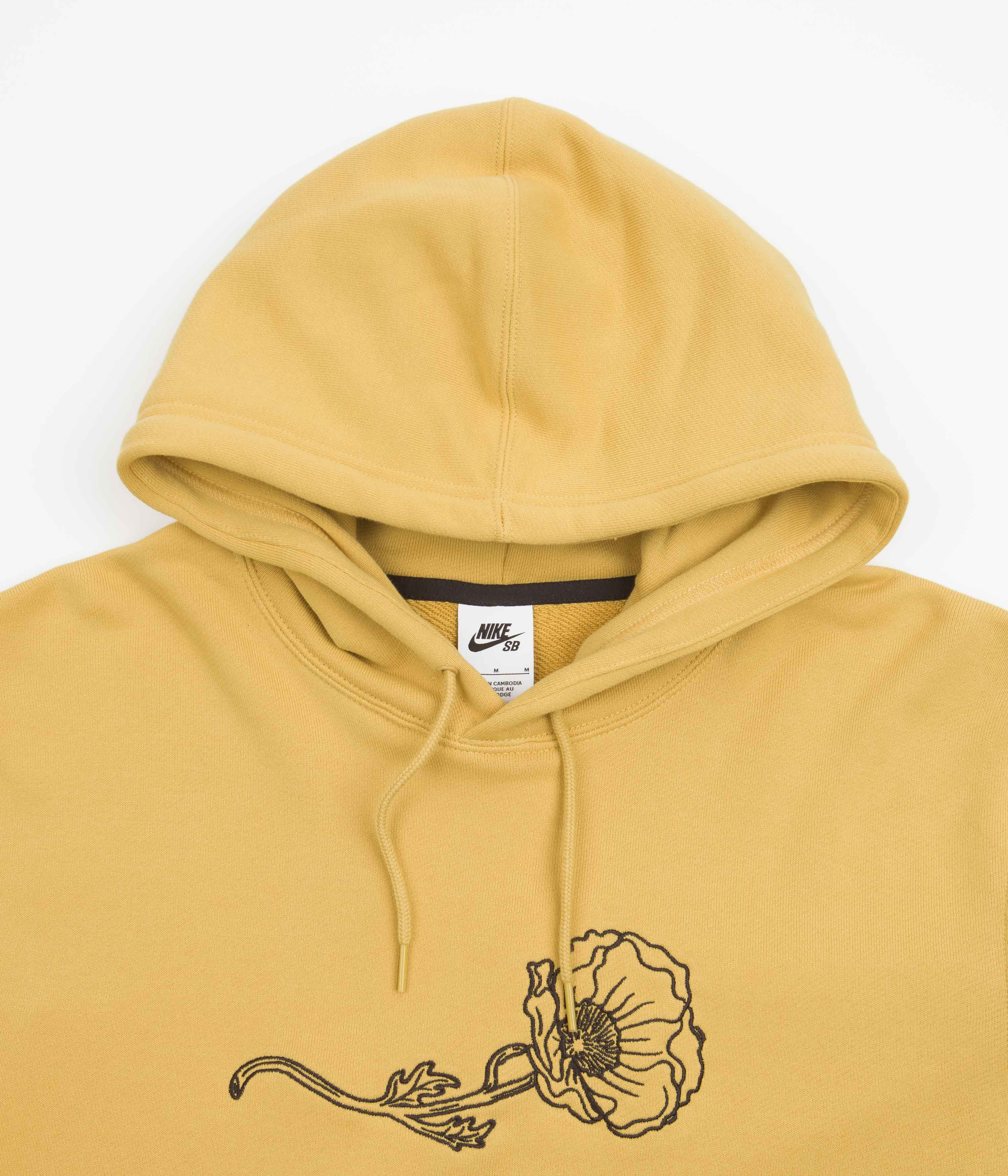 Nike SB Skate Hoodie - Sanded Gold / Black - Image 4