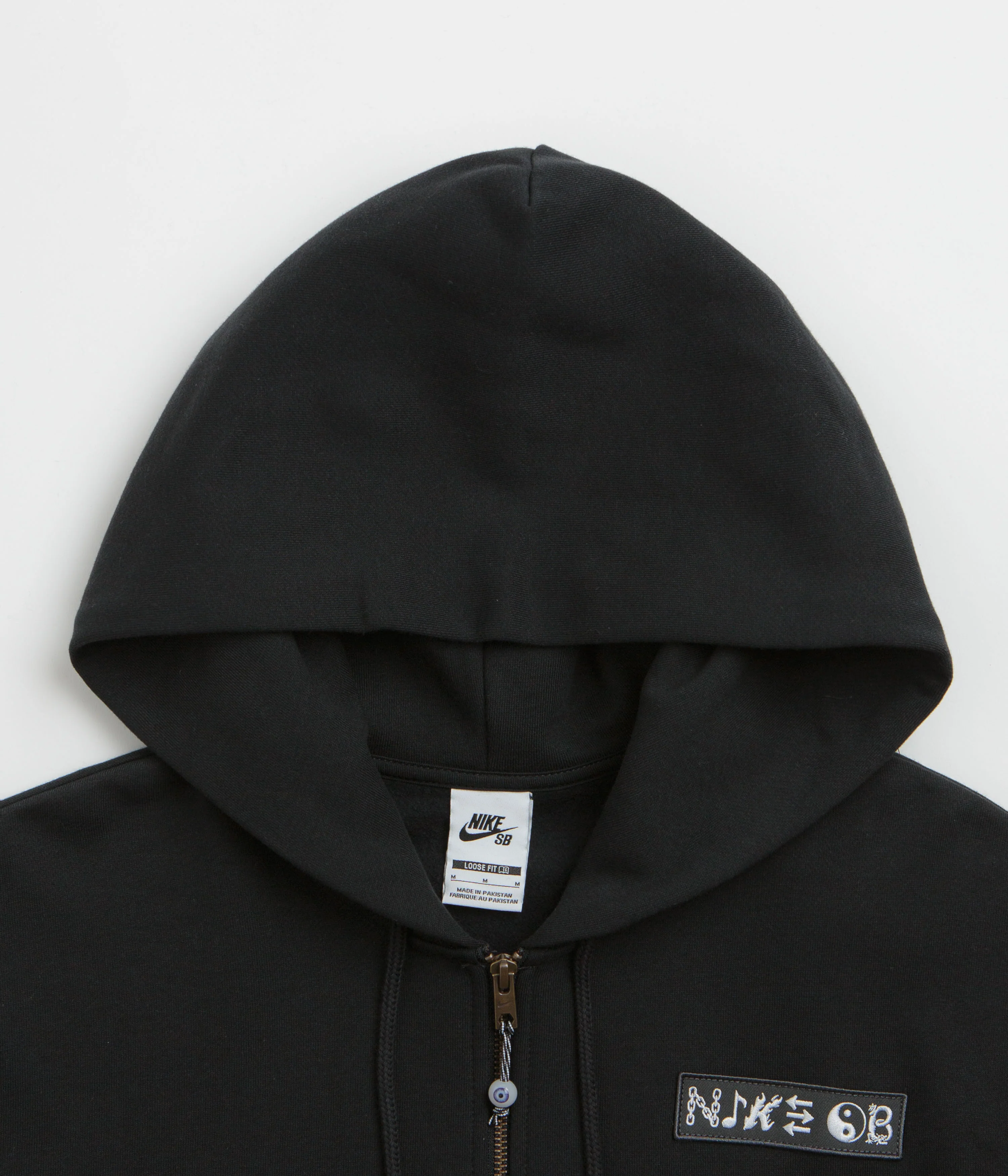 Nike SB Souvenir Full Zip Hoodie - Black - Image 3