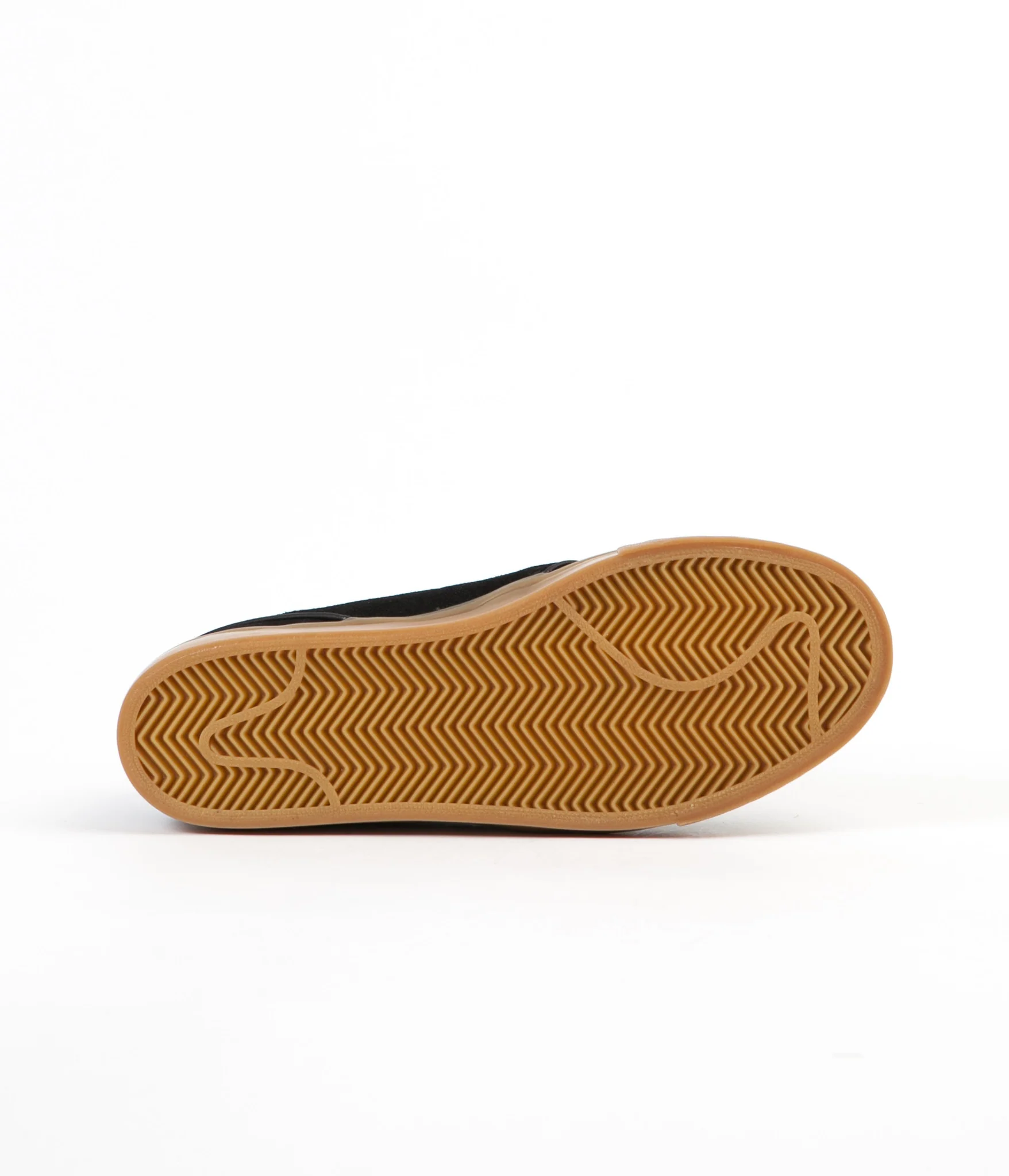 Nike SB Stefan Janoski Shoes - Black / White - Gum Light Brown - Image 6