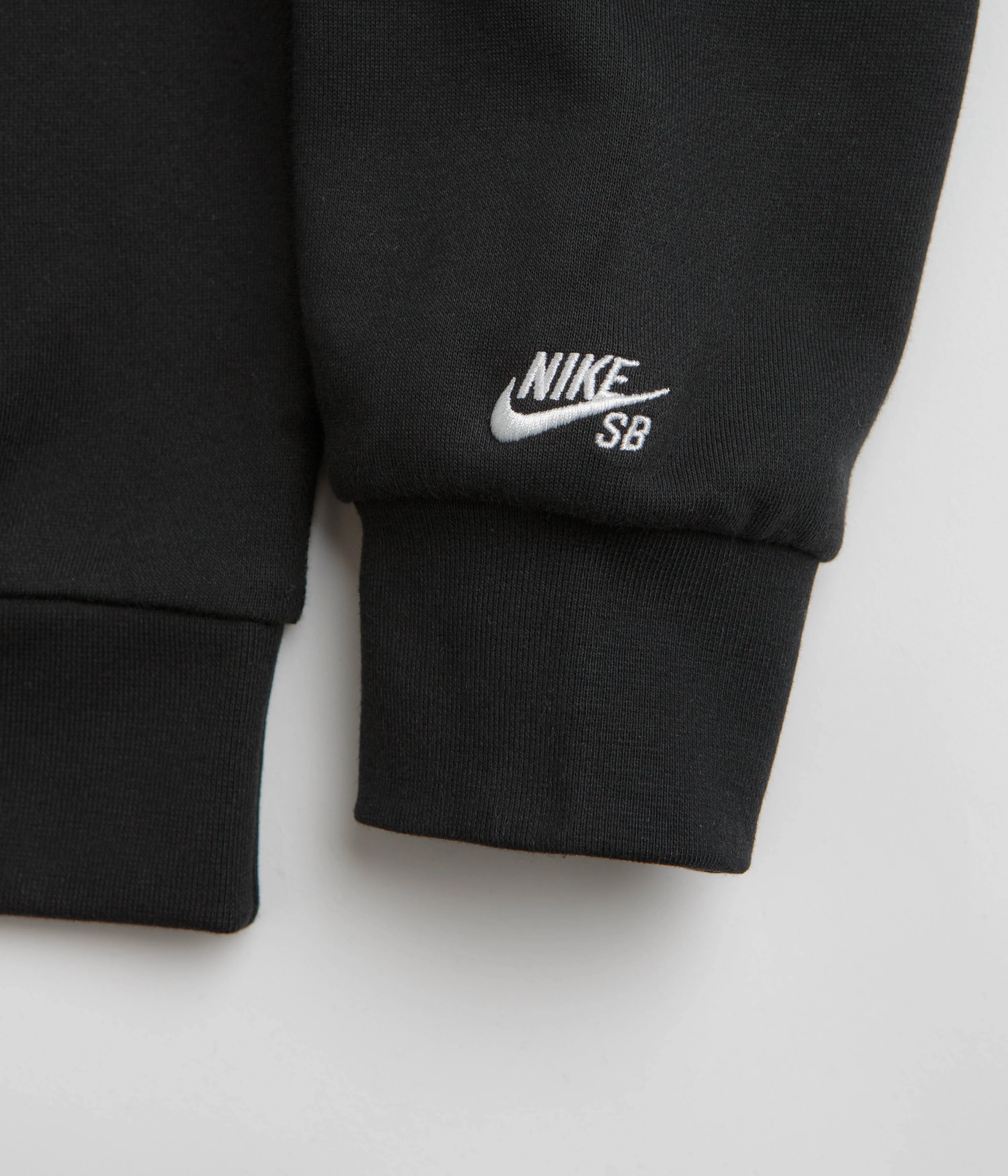 Nike SB Swoosh Grill Hoodie - Black / White - Image 4