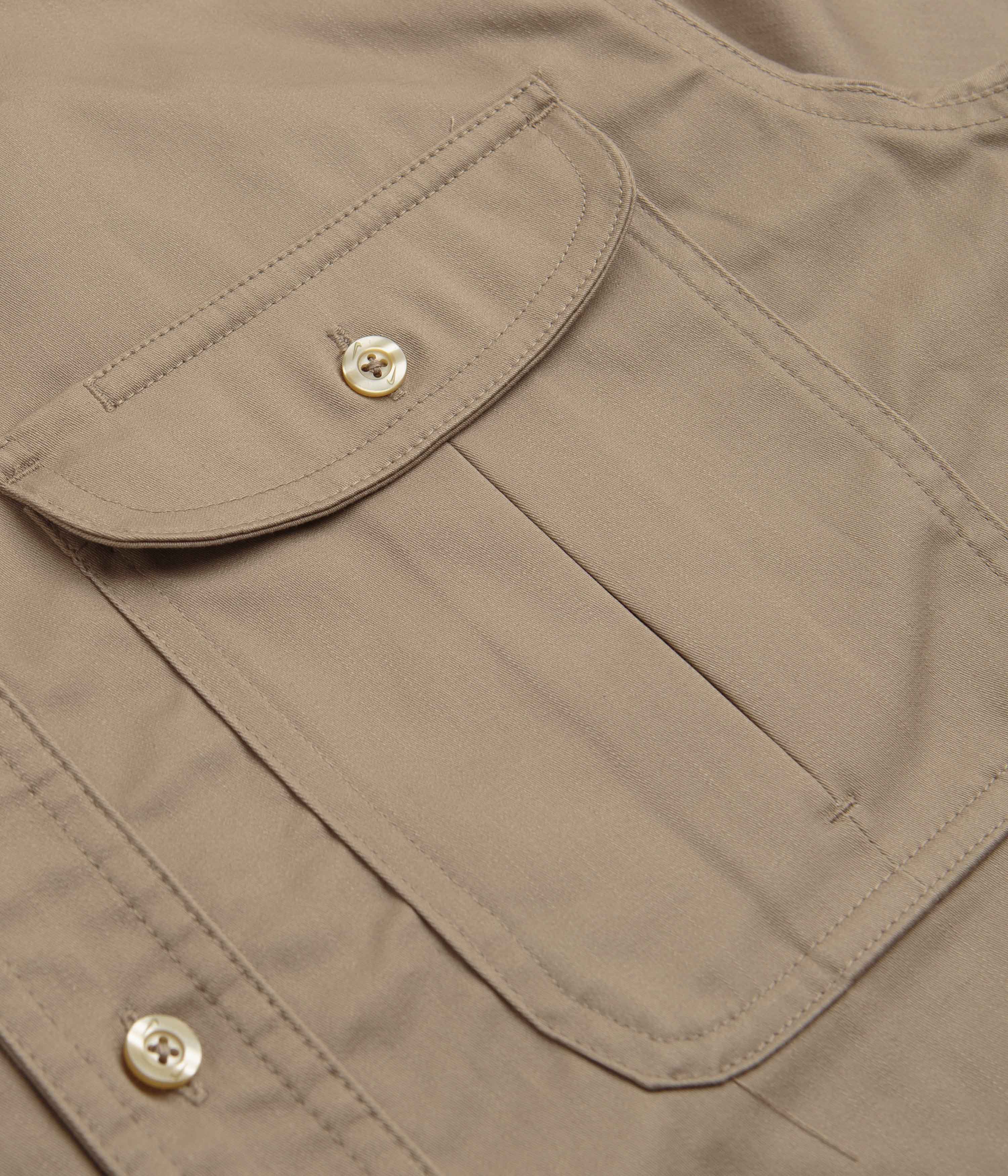 Nike SB Tanglin Short Sleeve Shirt - Khaki - Image 3