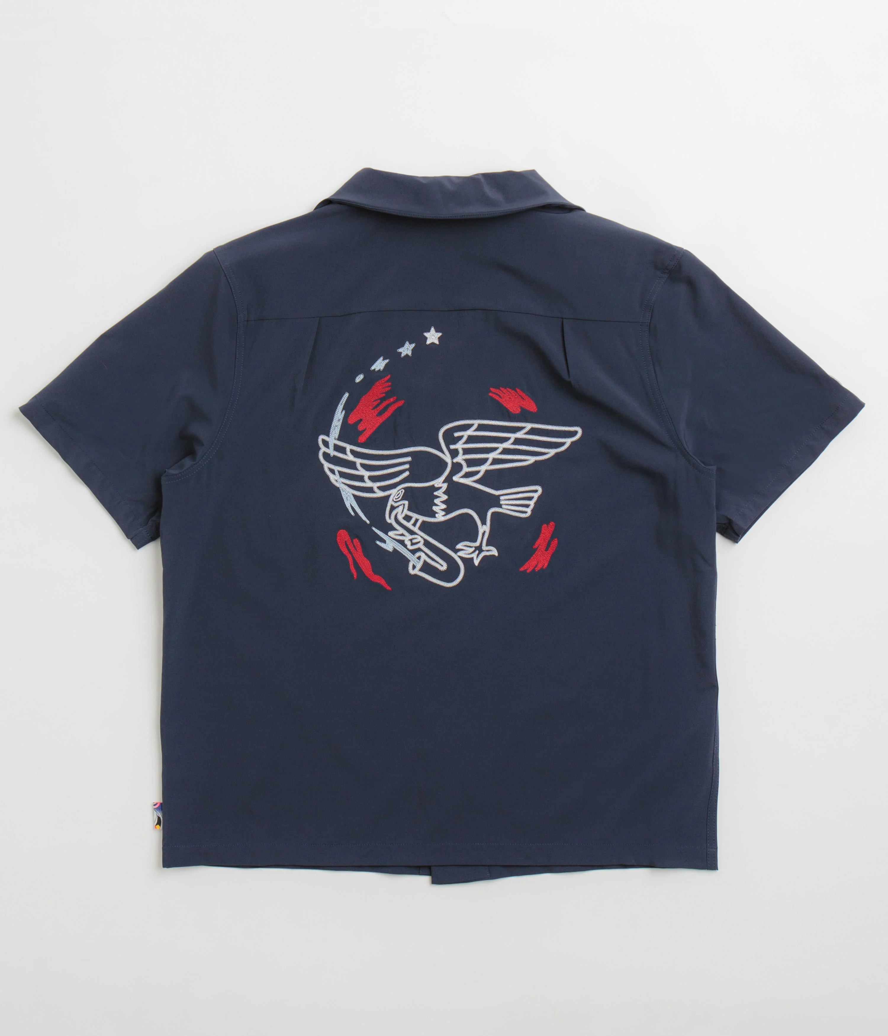 Nike SB Team USA Bowler Shirt - Obsidian / White