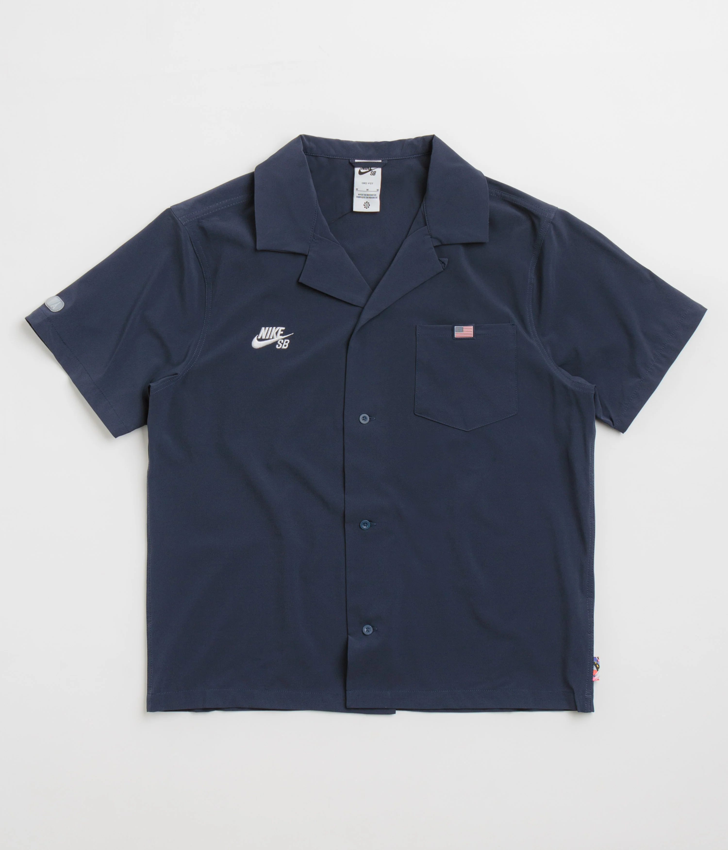 Nike SB Team USA Bowler Shirt - Obsidian / White - Image 2