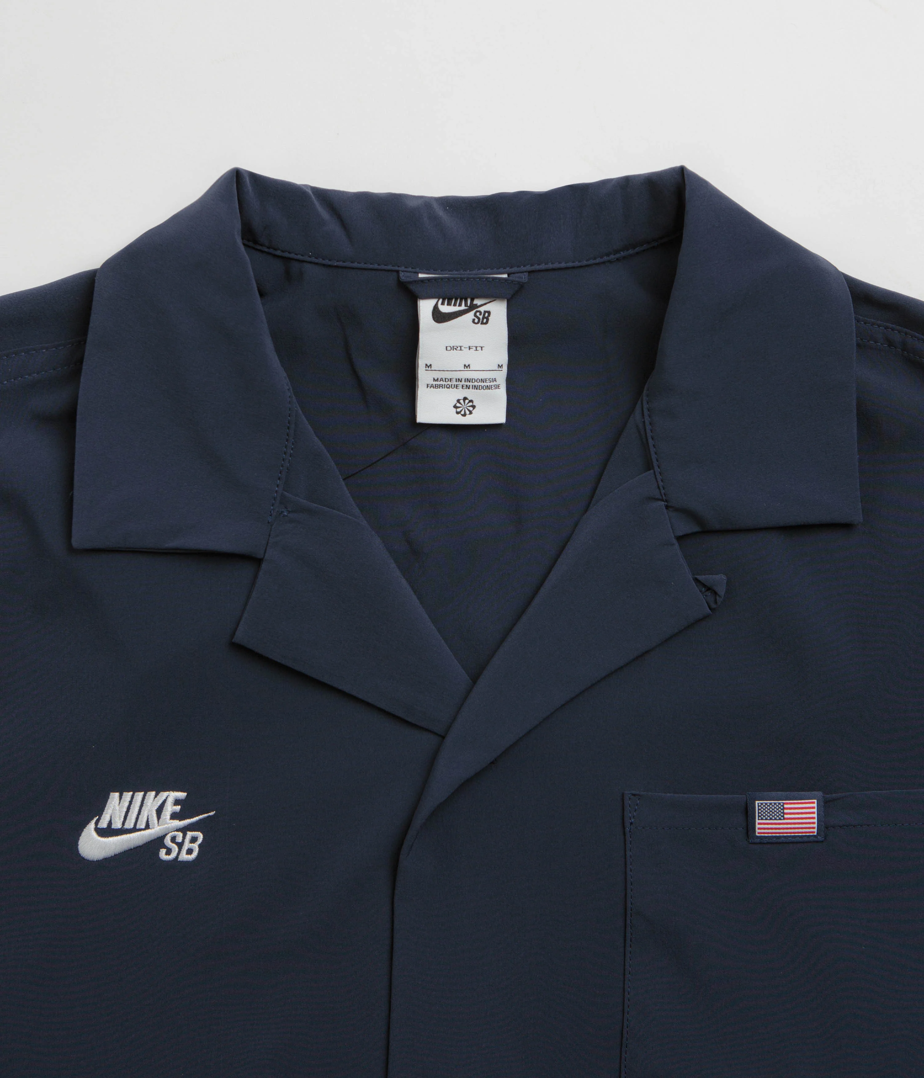 Nike SB Team USA Bowler Shirt - Obsidian / White - Image 5