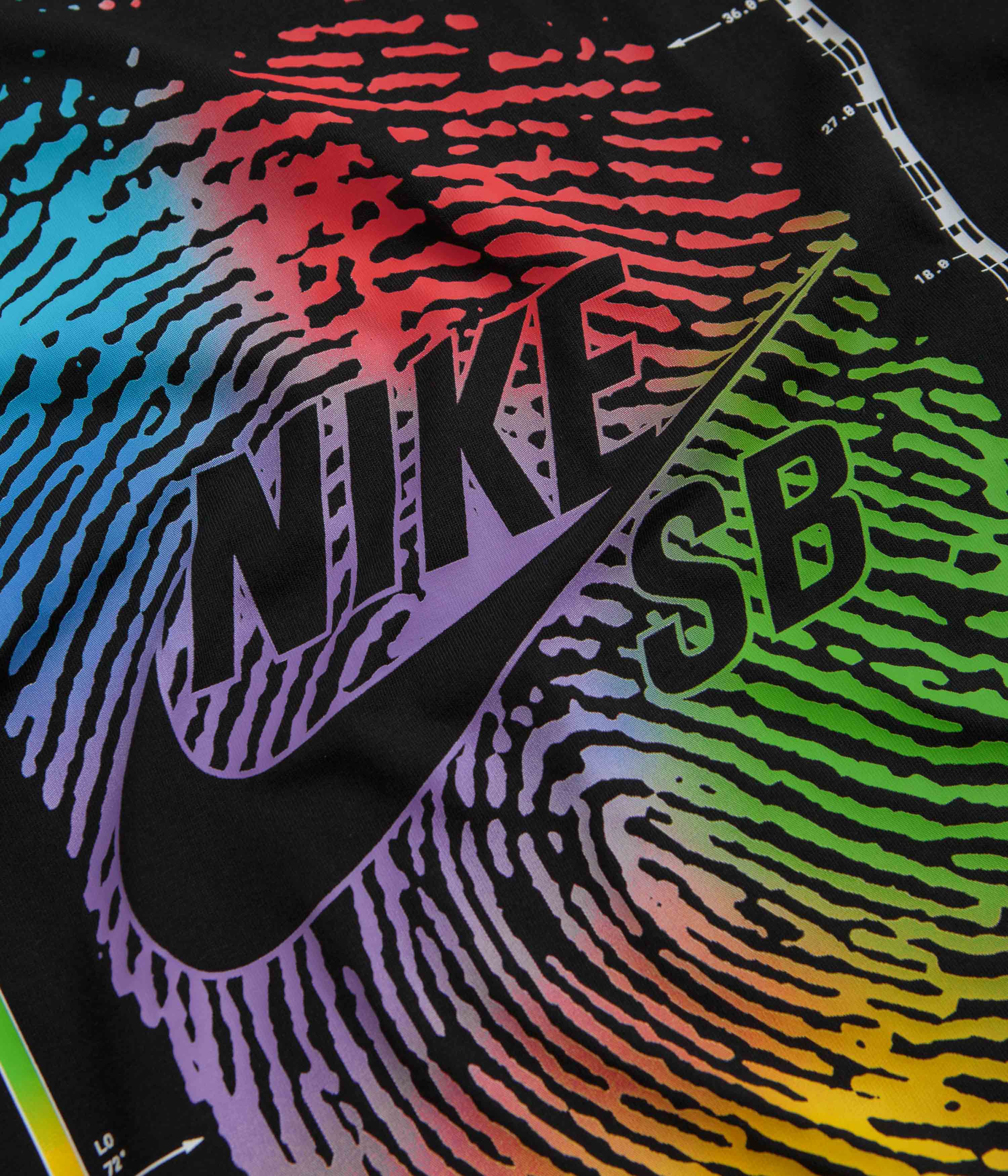 Nike SB Thumbprint T-Shirt - Black - Image 6