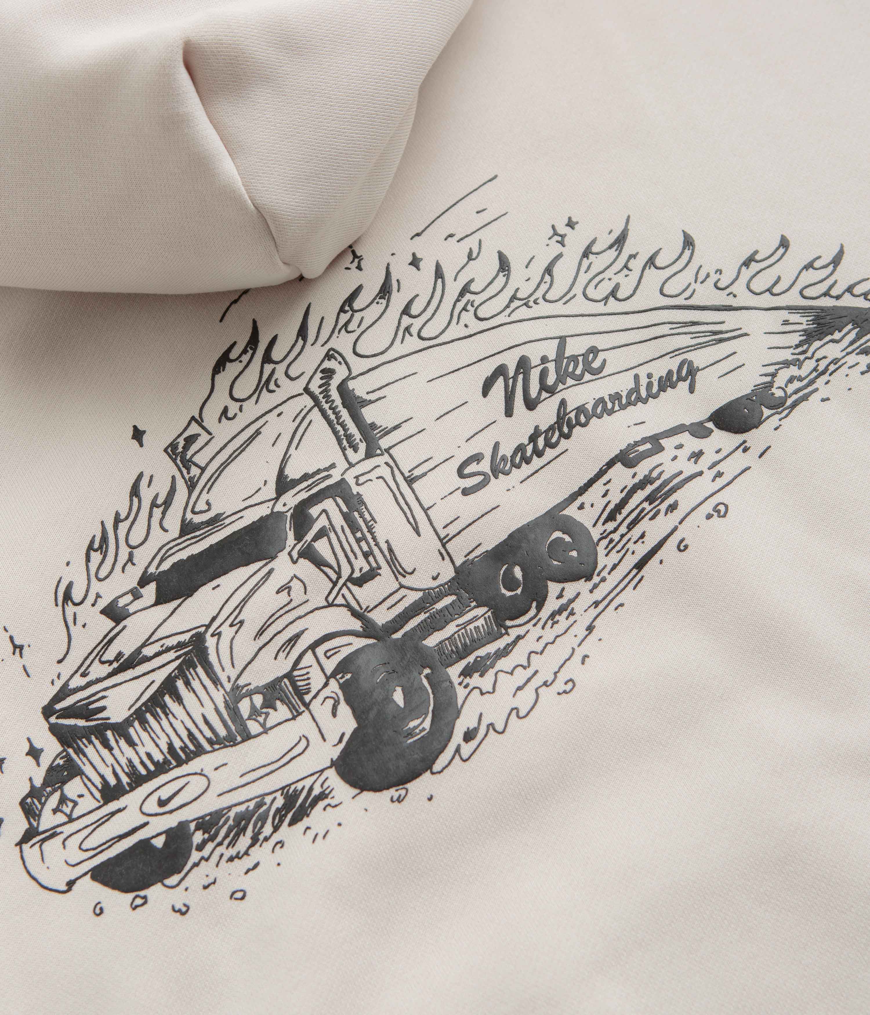 Nike SB Truckin Hoodie - Light Orewood Brown - Image 6