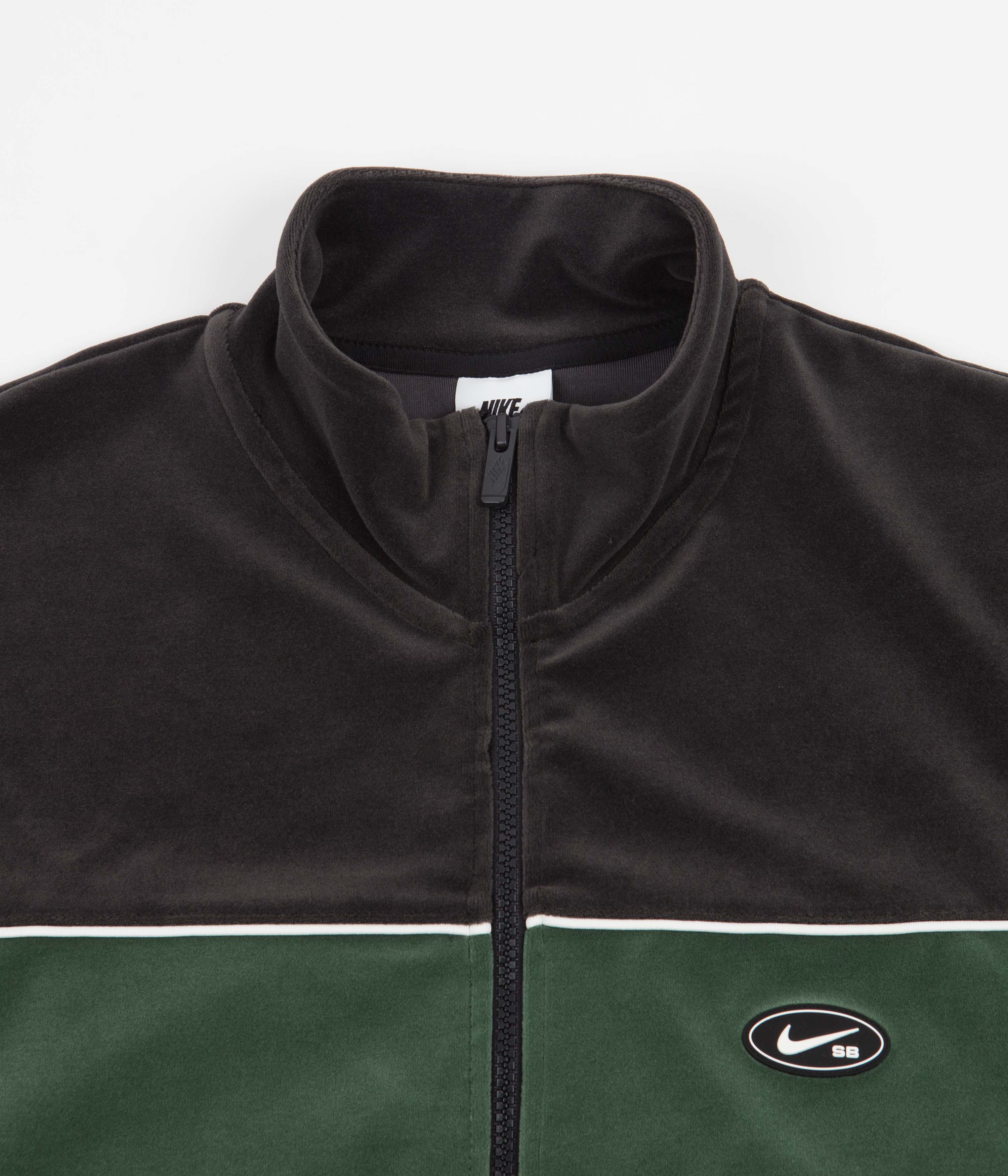 Nike SB Velour Jacket - Noble Green / Black / Black / Noble Green - Image 4