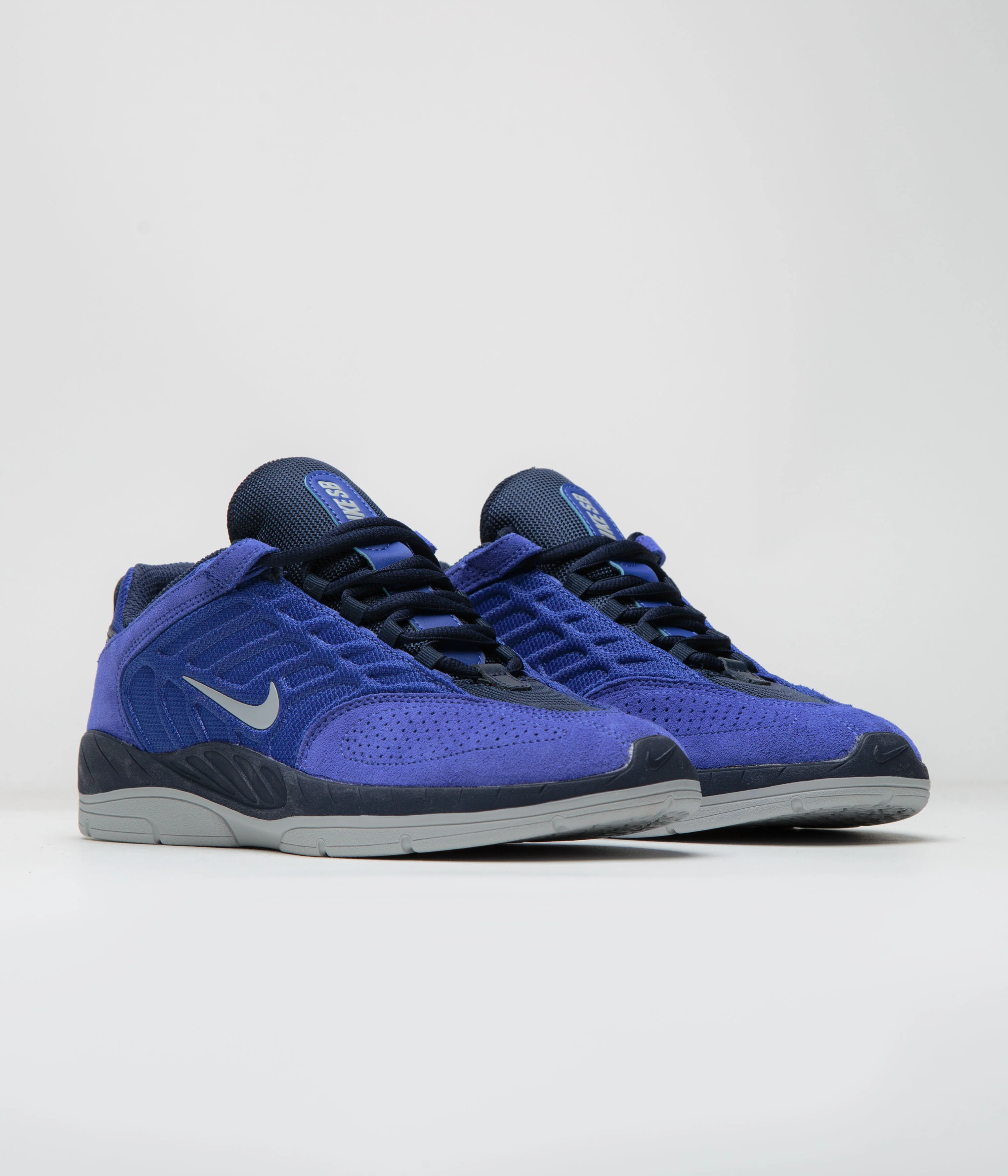 Nike SB Vertebrae Shoes - Astronomy Blue / Wolf Grey - Obsidian - Image 2