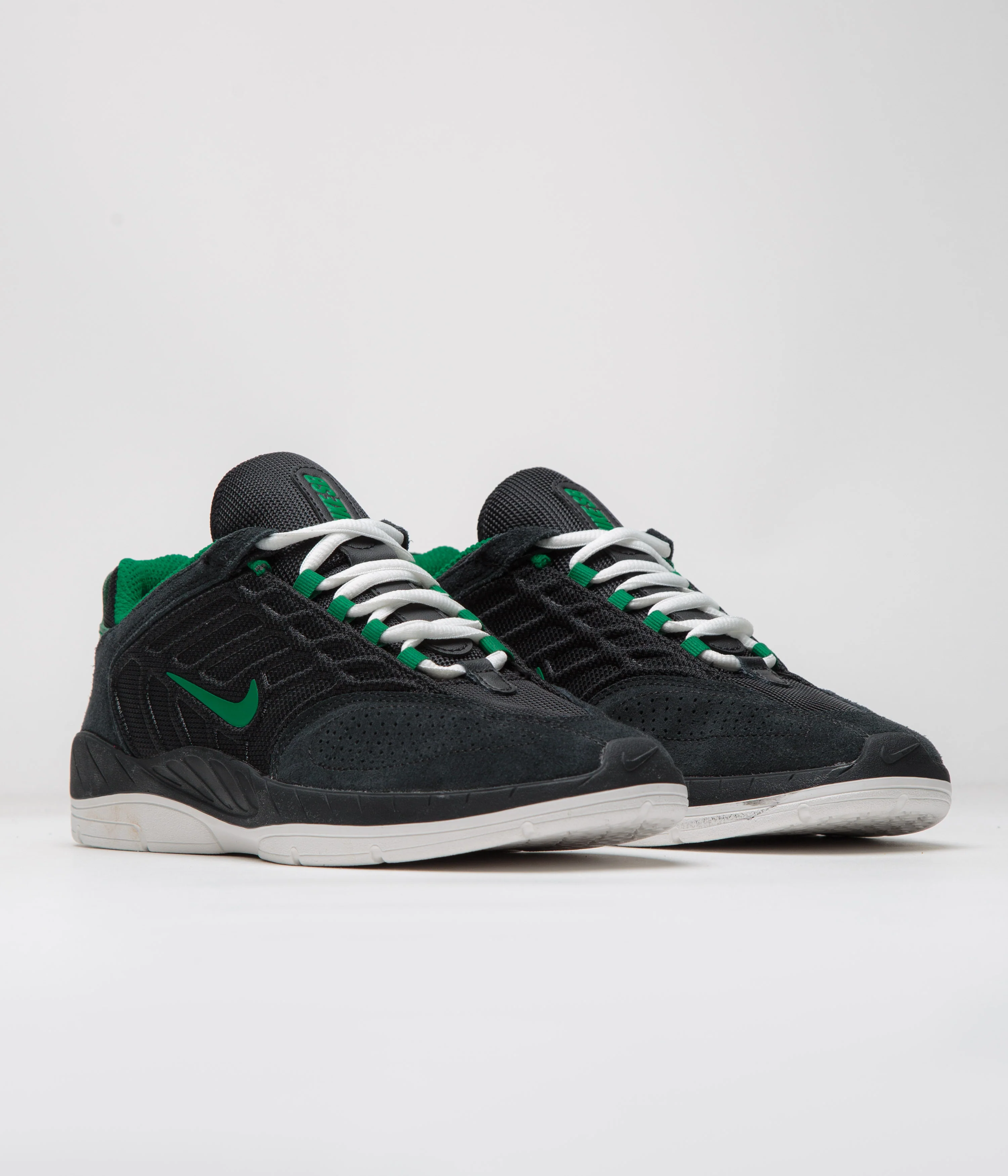 Nike SB Vertebrae Shoes - Black / Malachite - Black - Summit White - Image 2