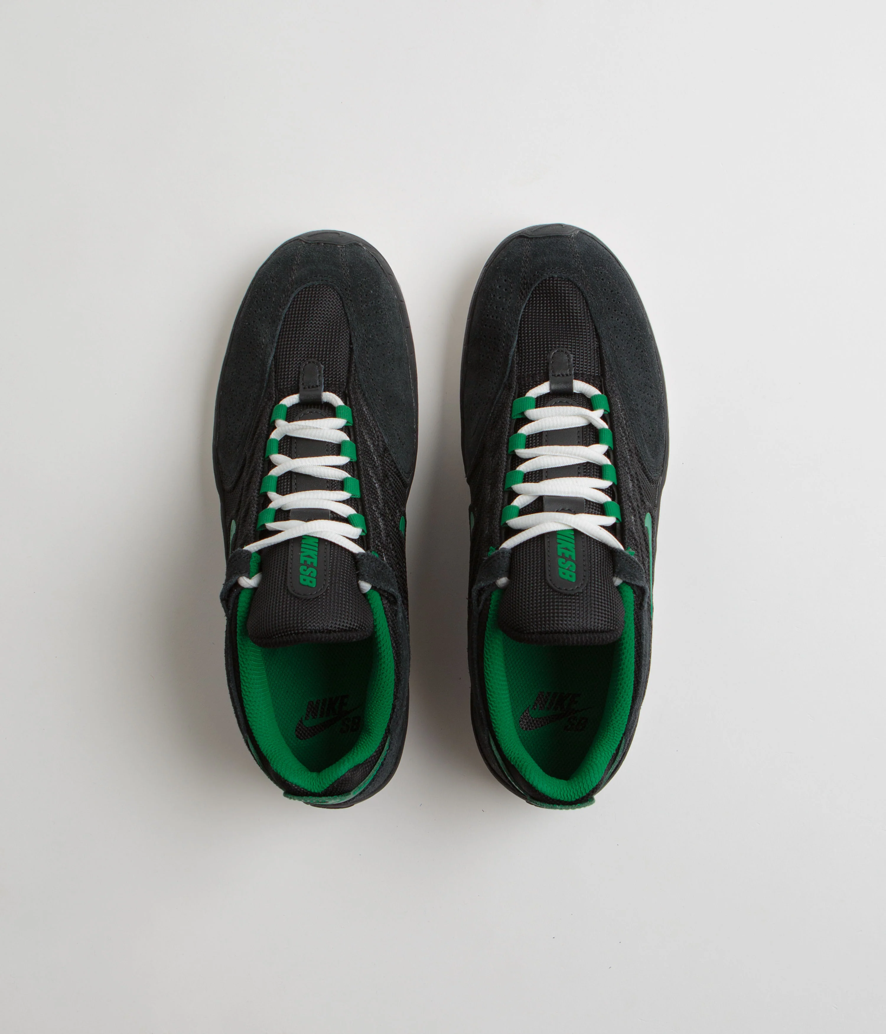 Nike SB Vertebrae Shoes - Black / Malachite - Black - Summit White - Image 7