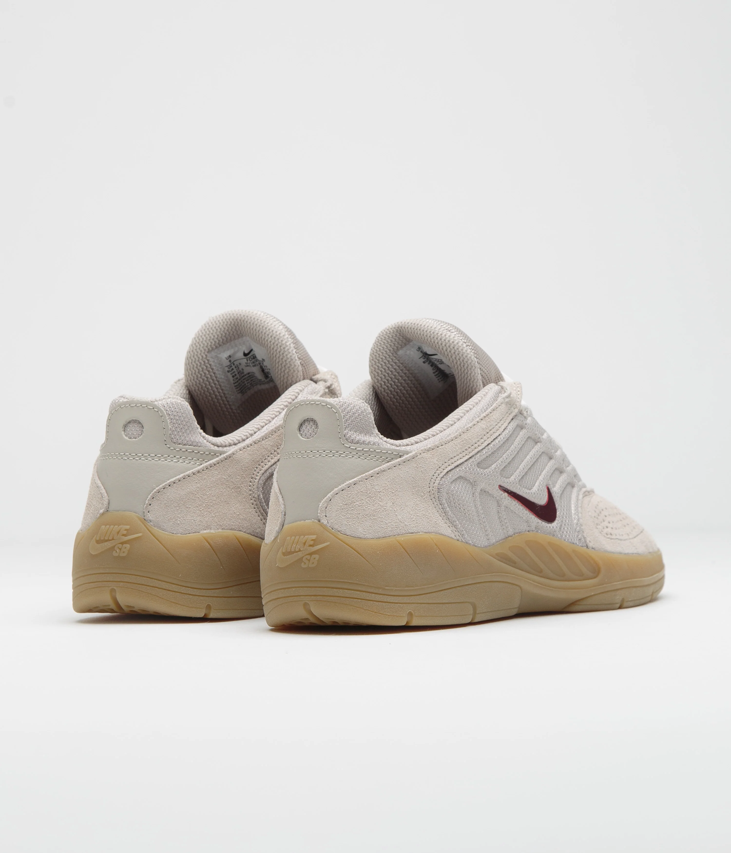 Nike SB Vertebrae Shoes - Cream II / Burgundy Crush - Phantom - Image 4