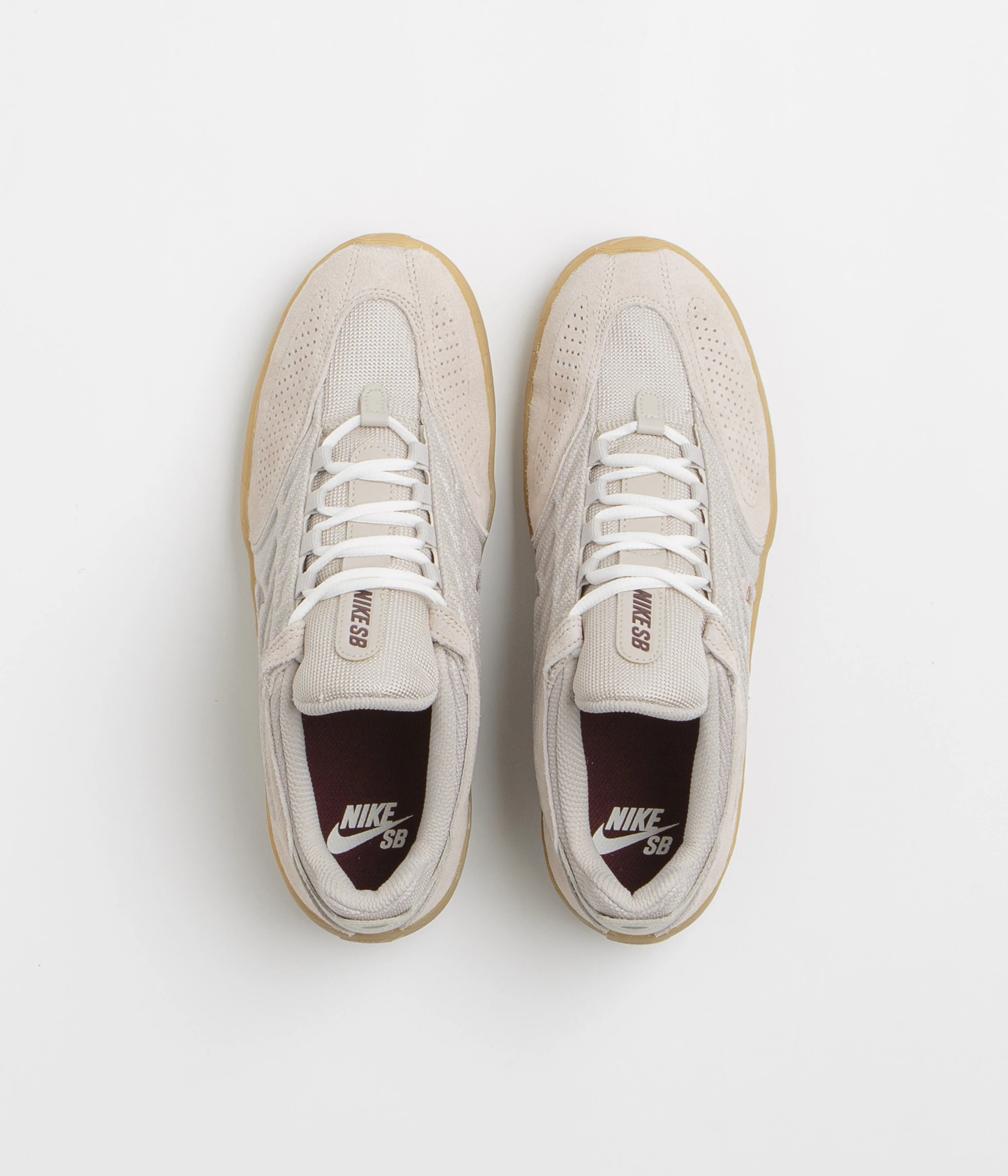 Nike SB Vertebrae Shoes - Cream II / Burgundy Crush - Phantom - Image 7