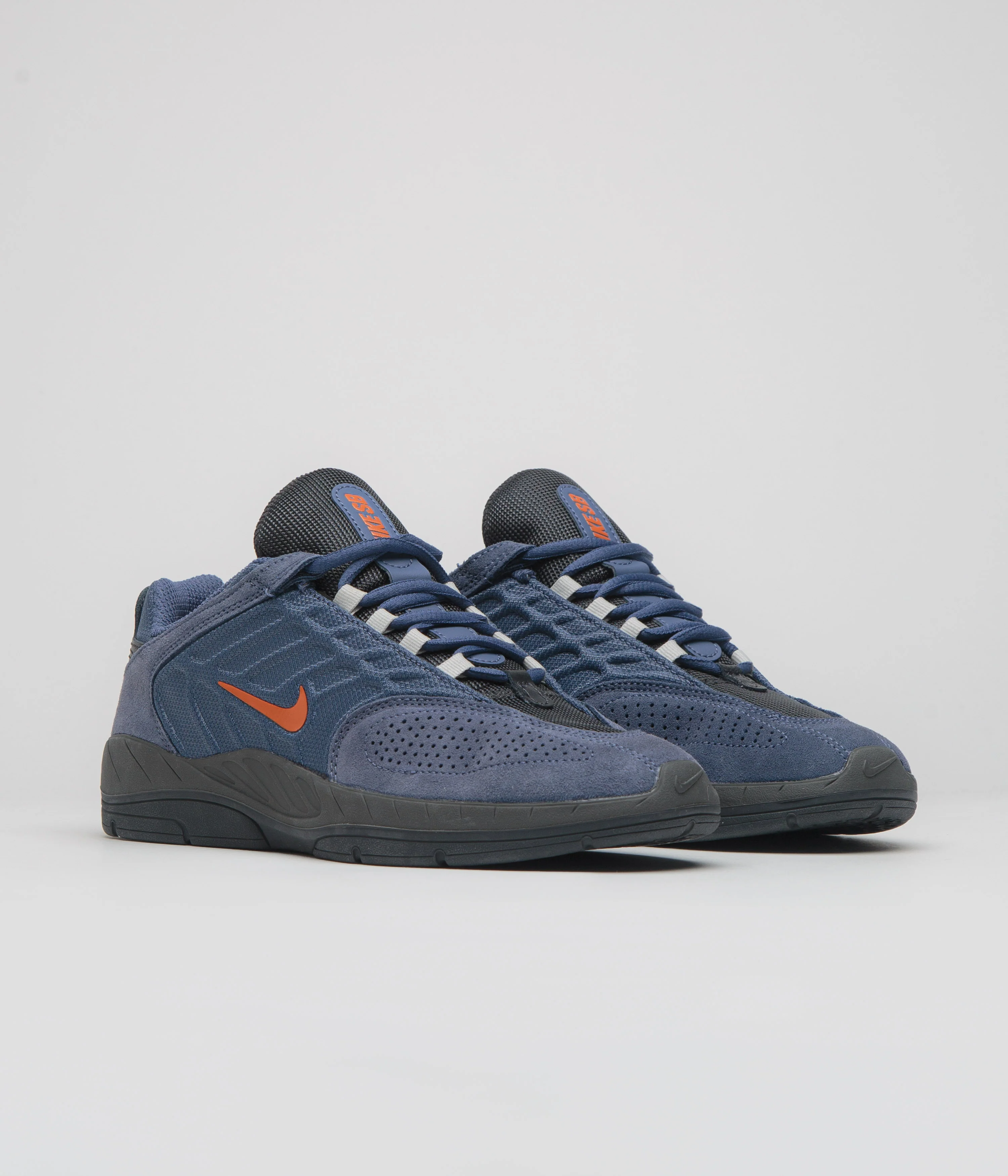 Nike SB Vertebrae Shoes - Diffused Blue / Campfire Orange - Anthracite - Image 2