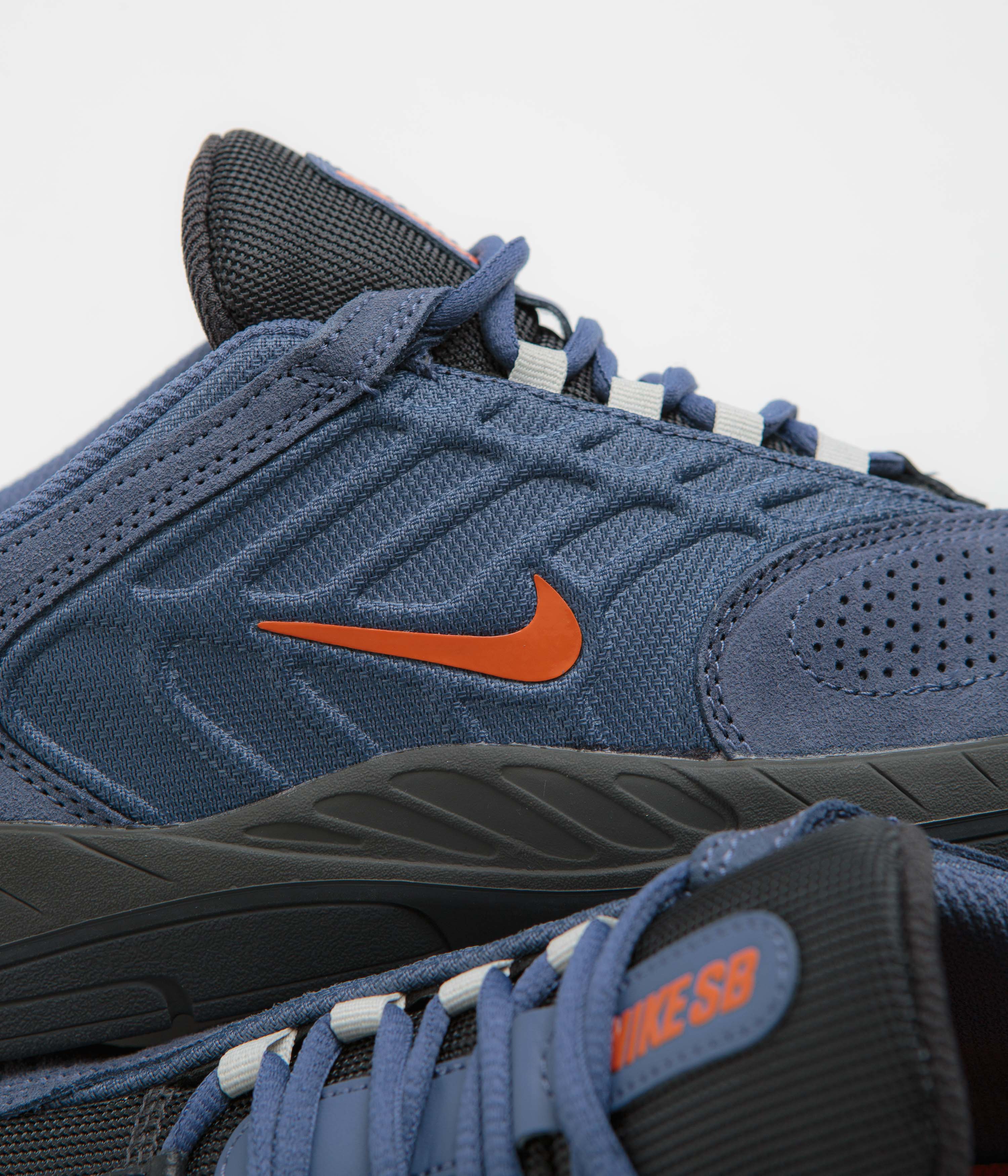 Nike SB Vertebrae Shoes - Diffused Blue / Campfire Orange - Anthracite - Image 3