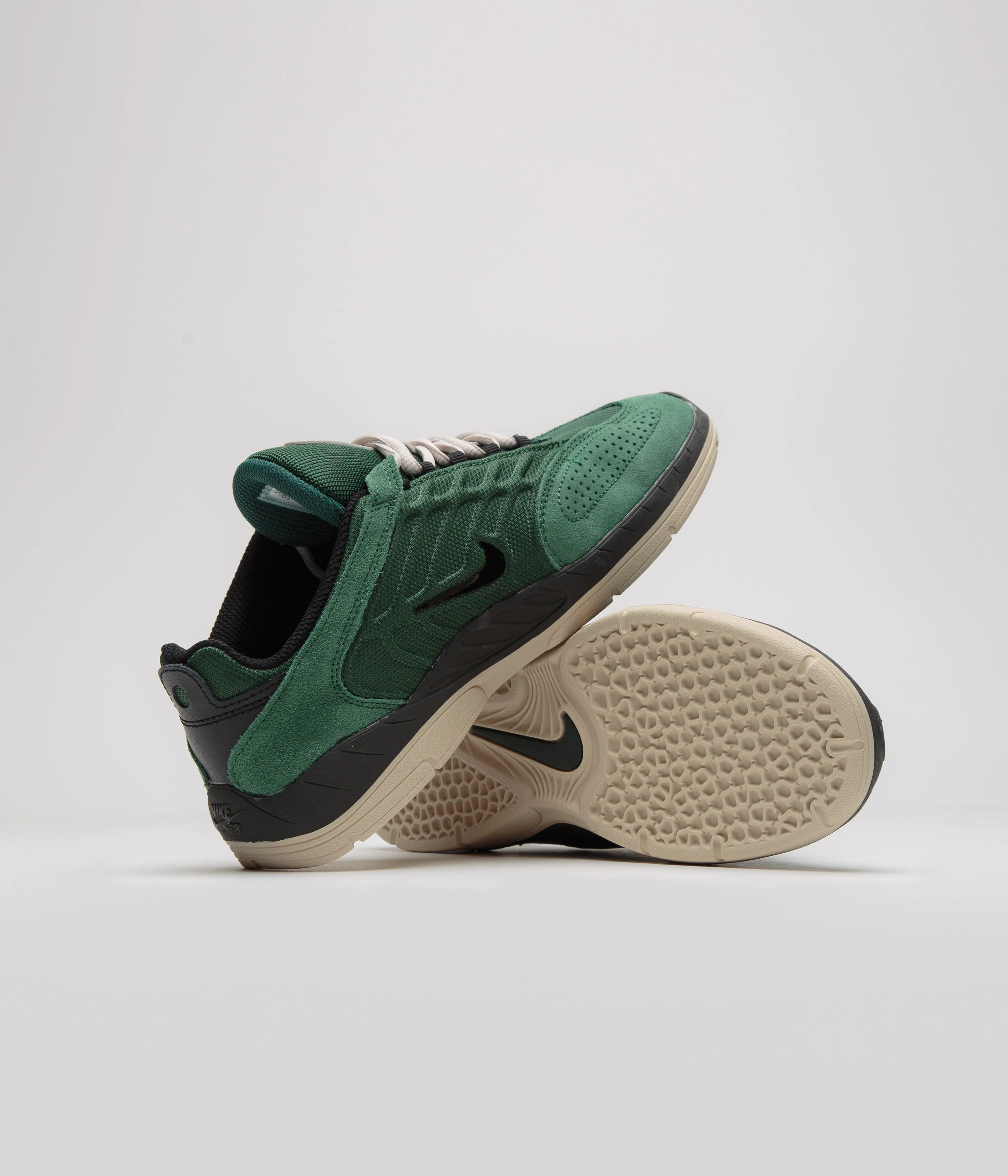 Nike SB Vertebrae Shoes - Fir / Black - Sequoia - Light Orewood Brown - Image 5