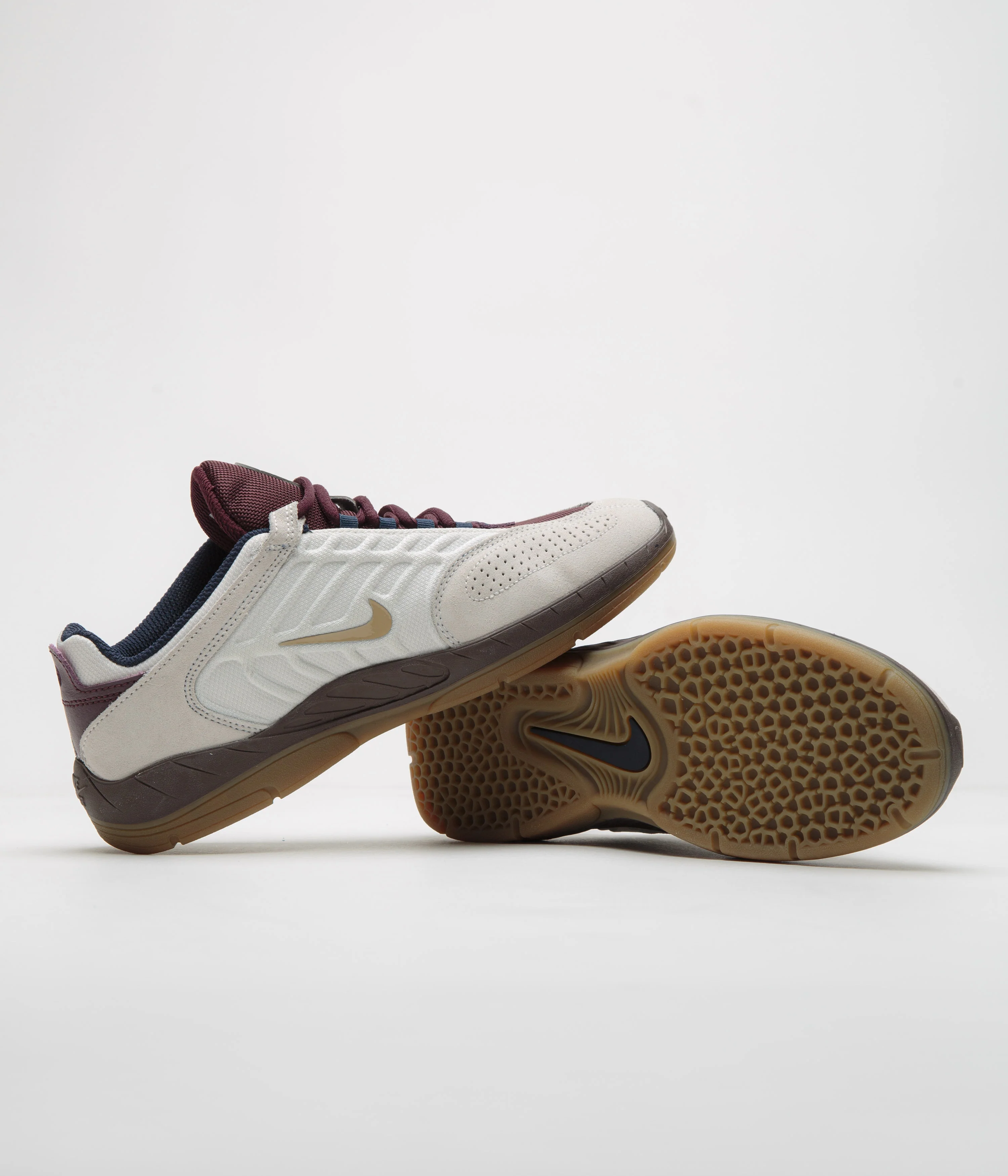 Nike SB Vertebrae Shoes - Phantom / Parachute Beige - Burgundy Crush - Image 5