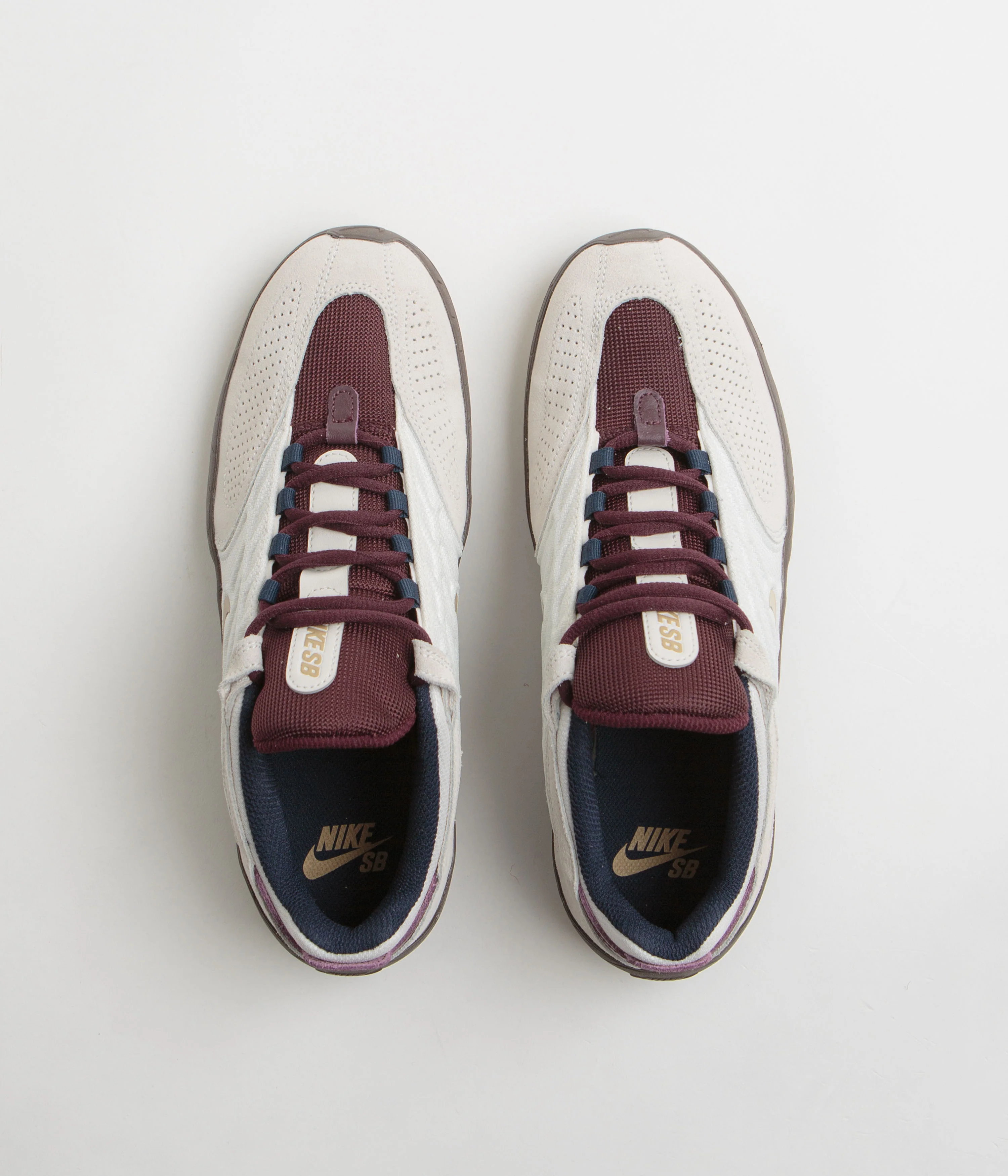 Nike SB Vertebrae Shoes - Phantom / Parachute Beige - Burgundy Crush - Image 7