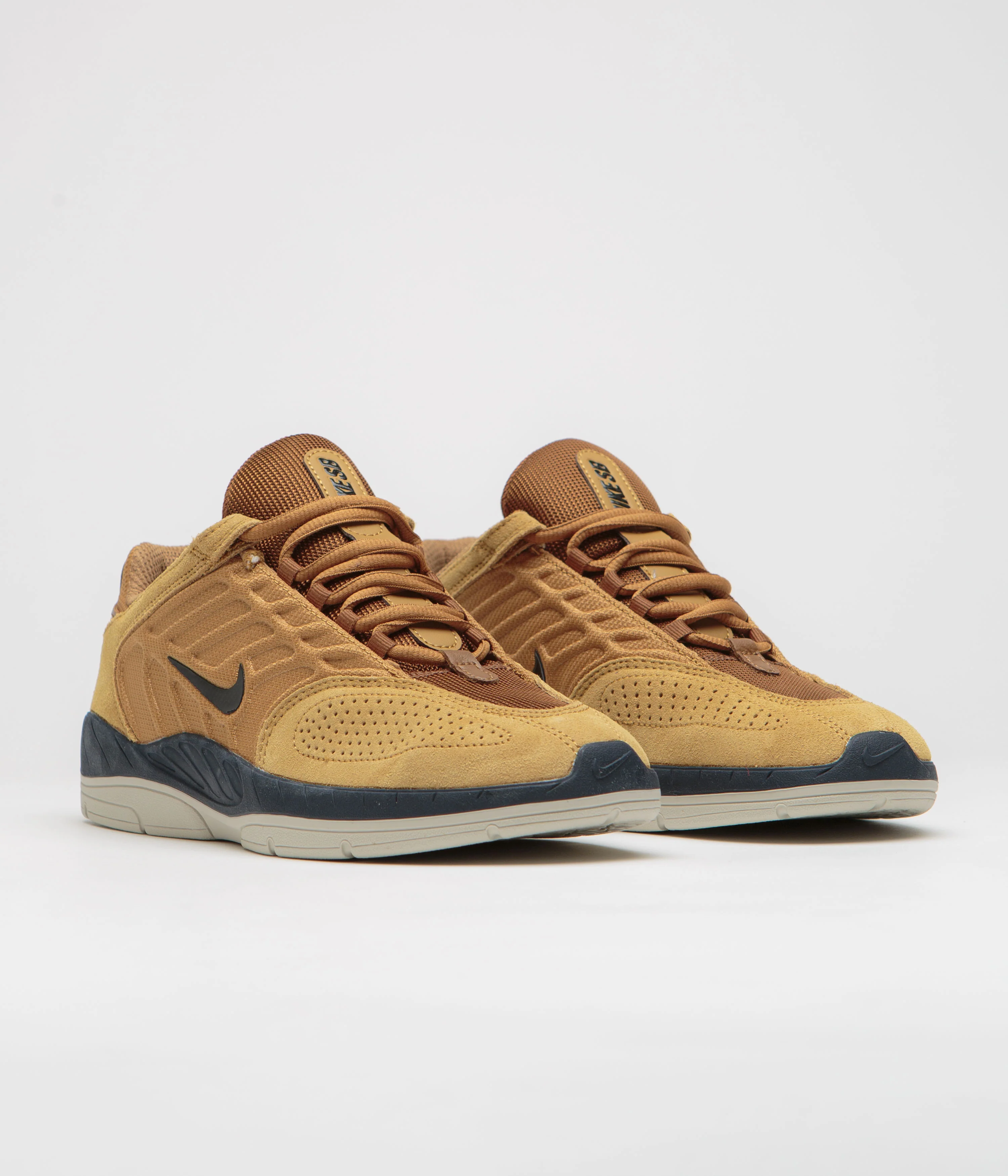 Nike SB Vertebrae Shoes - Wheat / Black - Light British Tan - Obsidian - Image 2