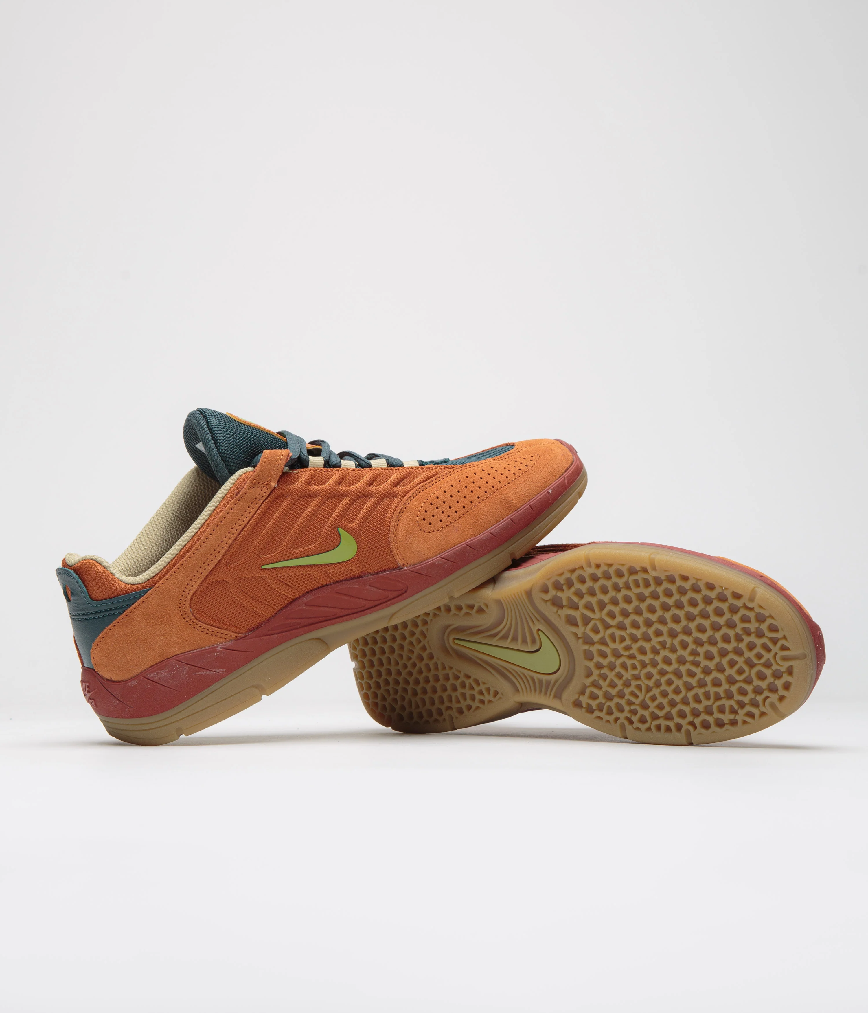 Nike SB Vertebrae TE Shoes - Dark Russet / Pear - Desert Orange - Image 5