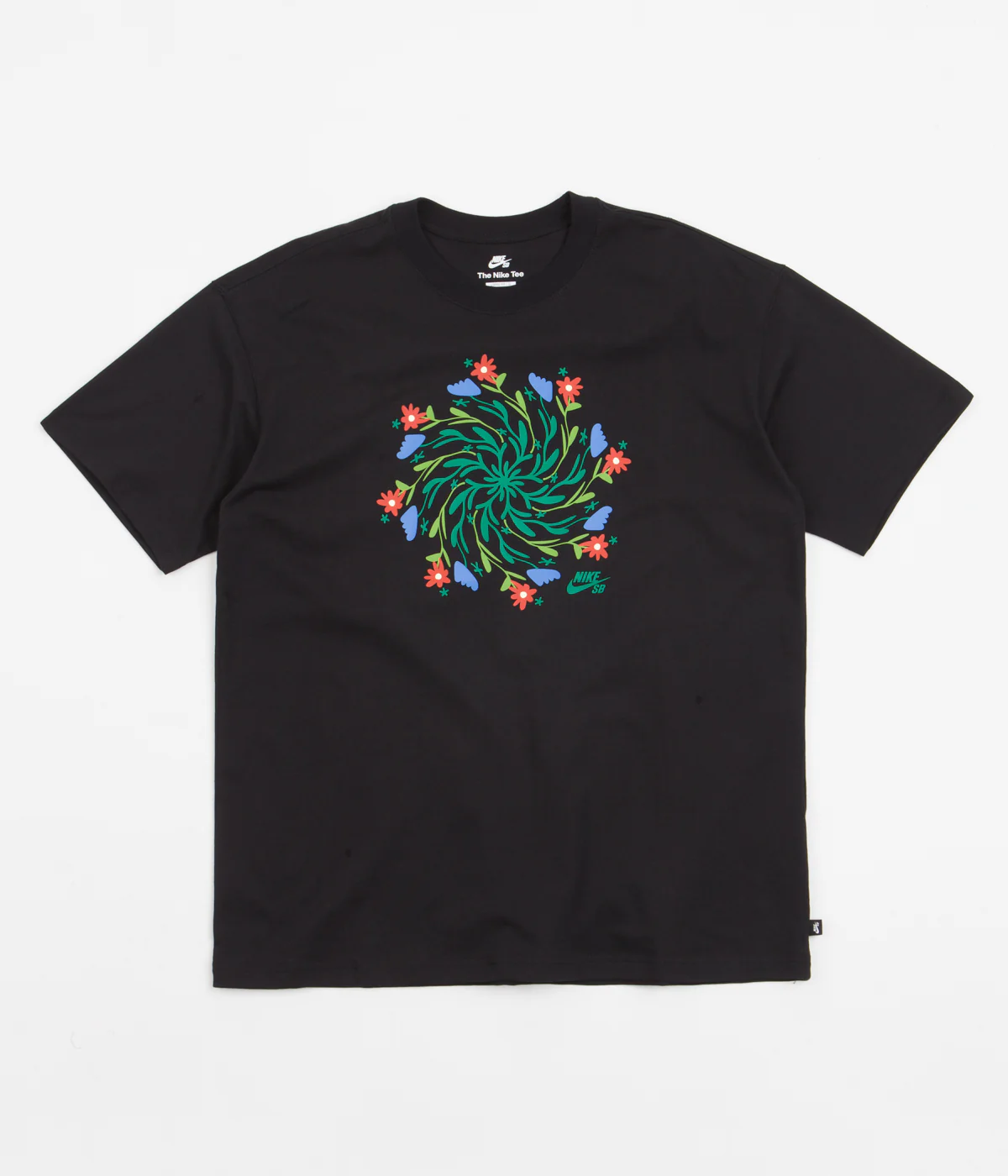 Nike SB Wild Flower T-Shirt - Black