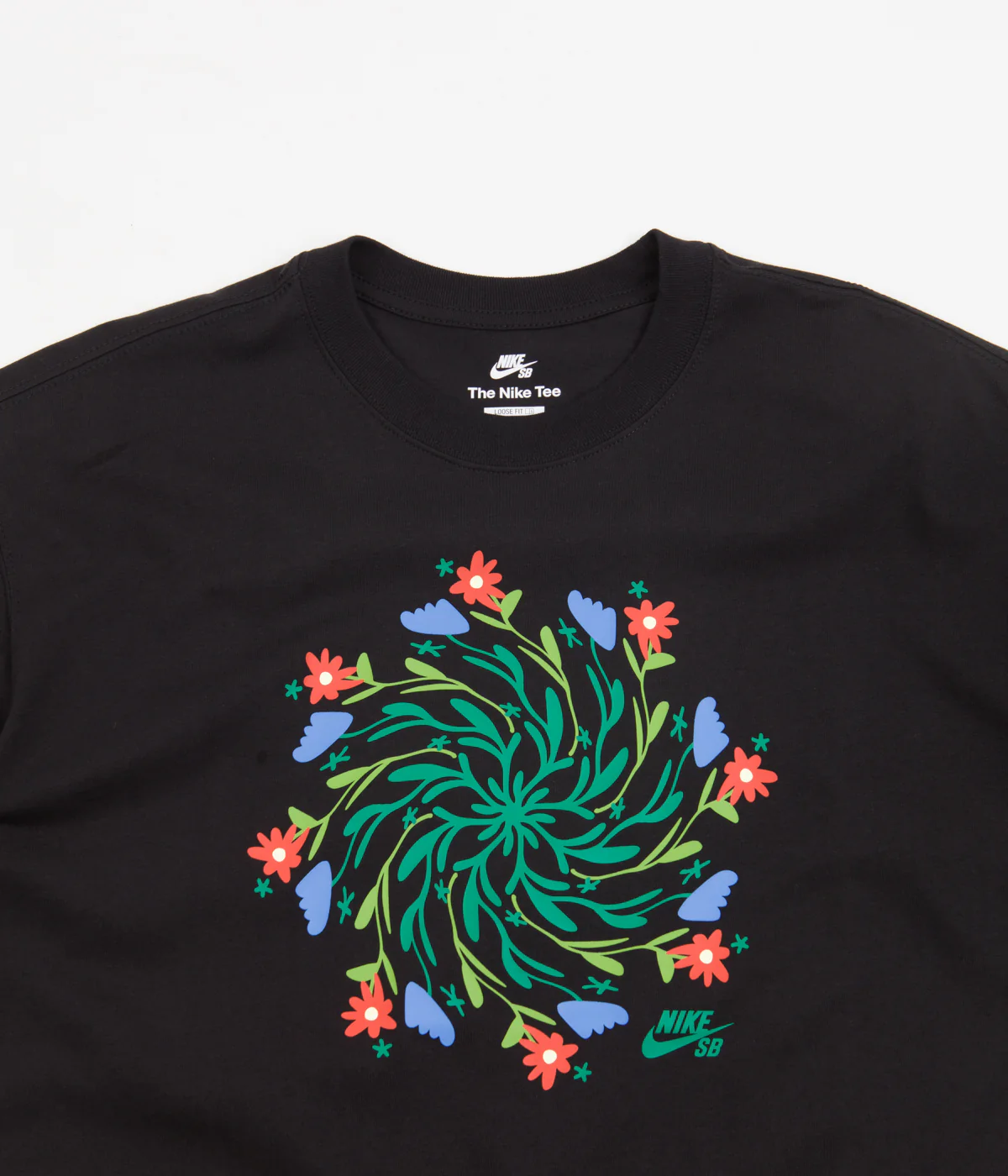 Nike SB Wild Flower T-Shirt - Black - Image 3