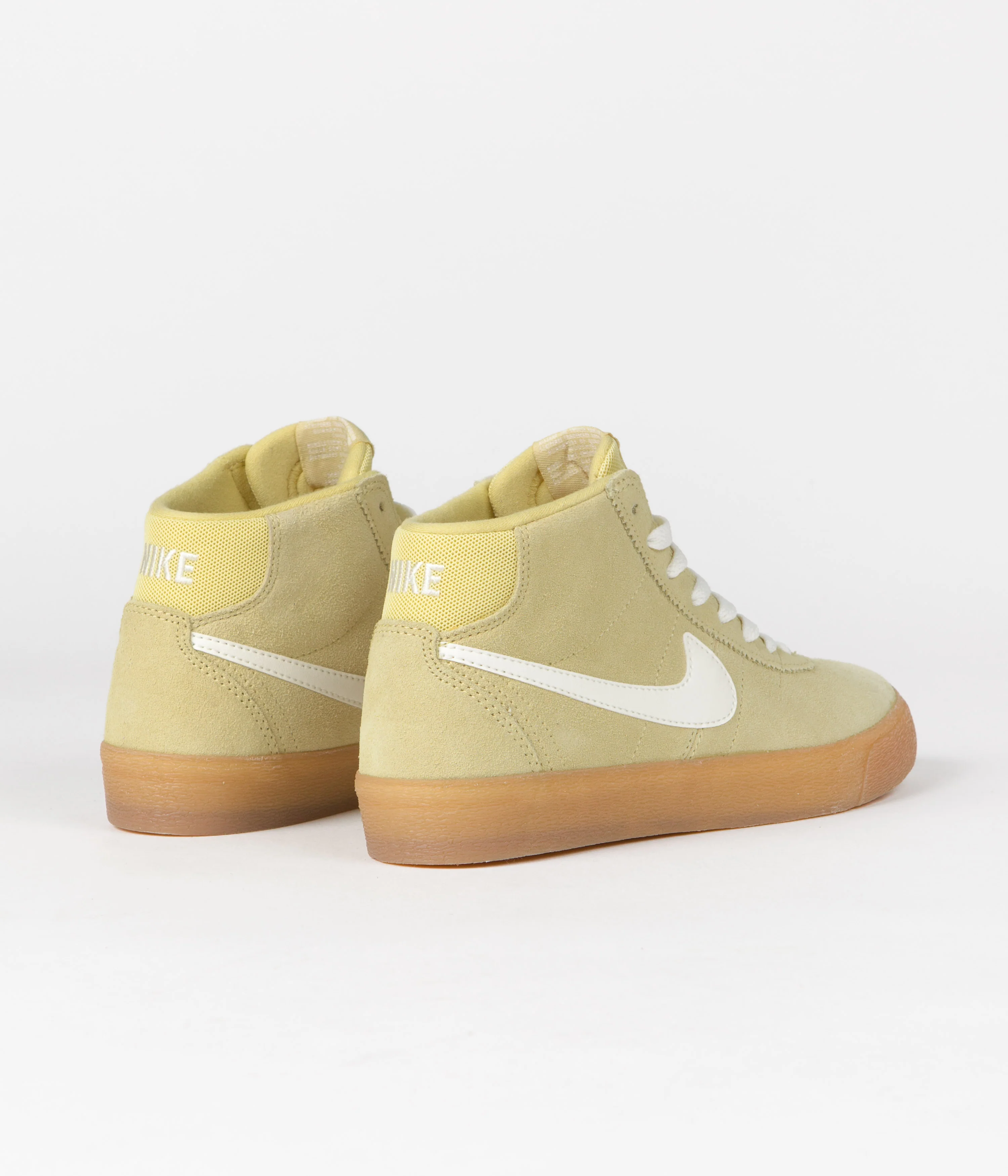 Nike SB Womens Bruin High Shoes - Lemon Wash / Sail - Lemon Wash - Image 4