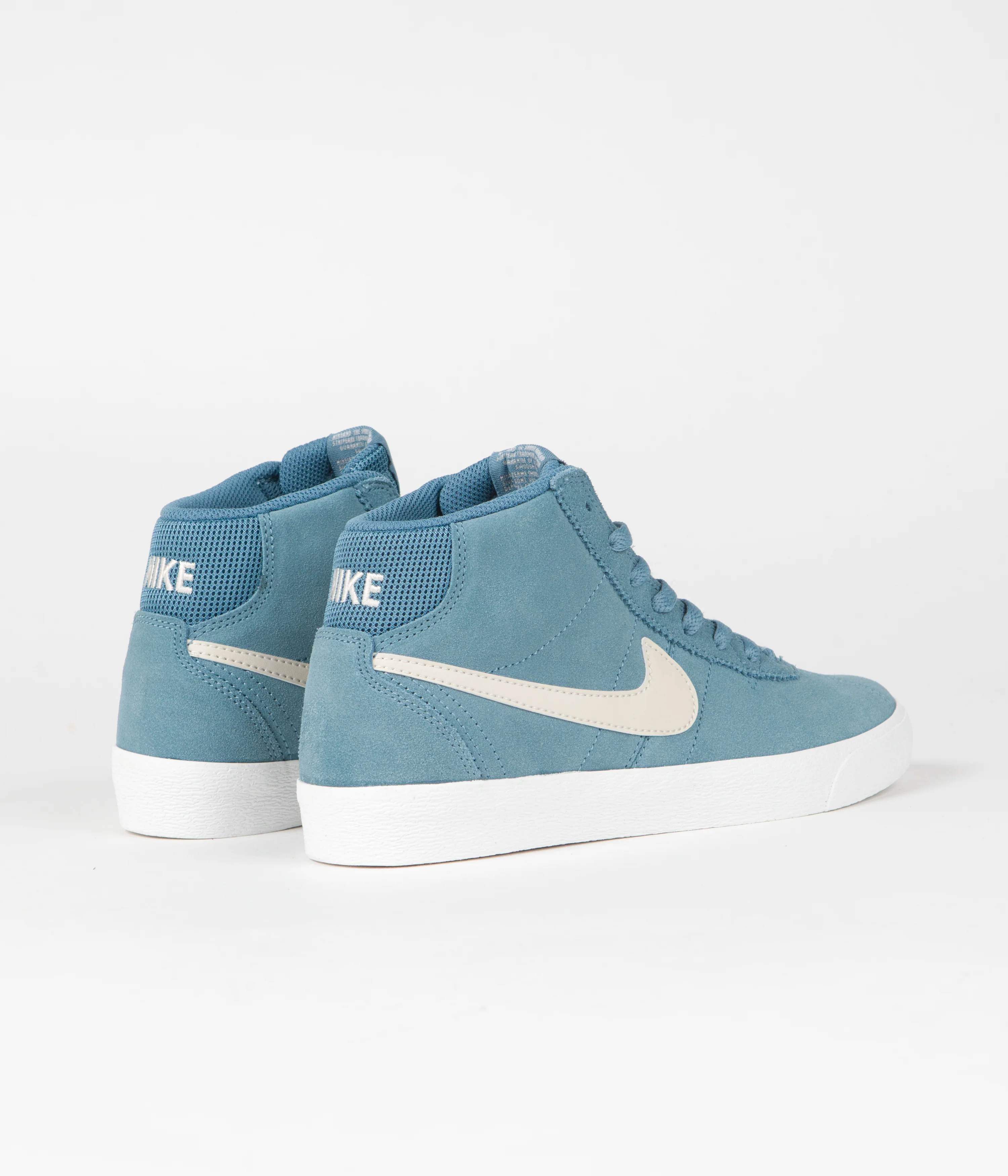 Nike SB Womens Bruin High Shoes - Noise Aqua / Light Orewood Brown - Noise Aqua - Image 4