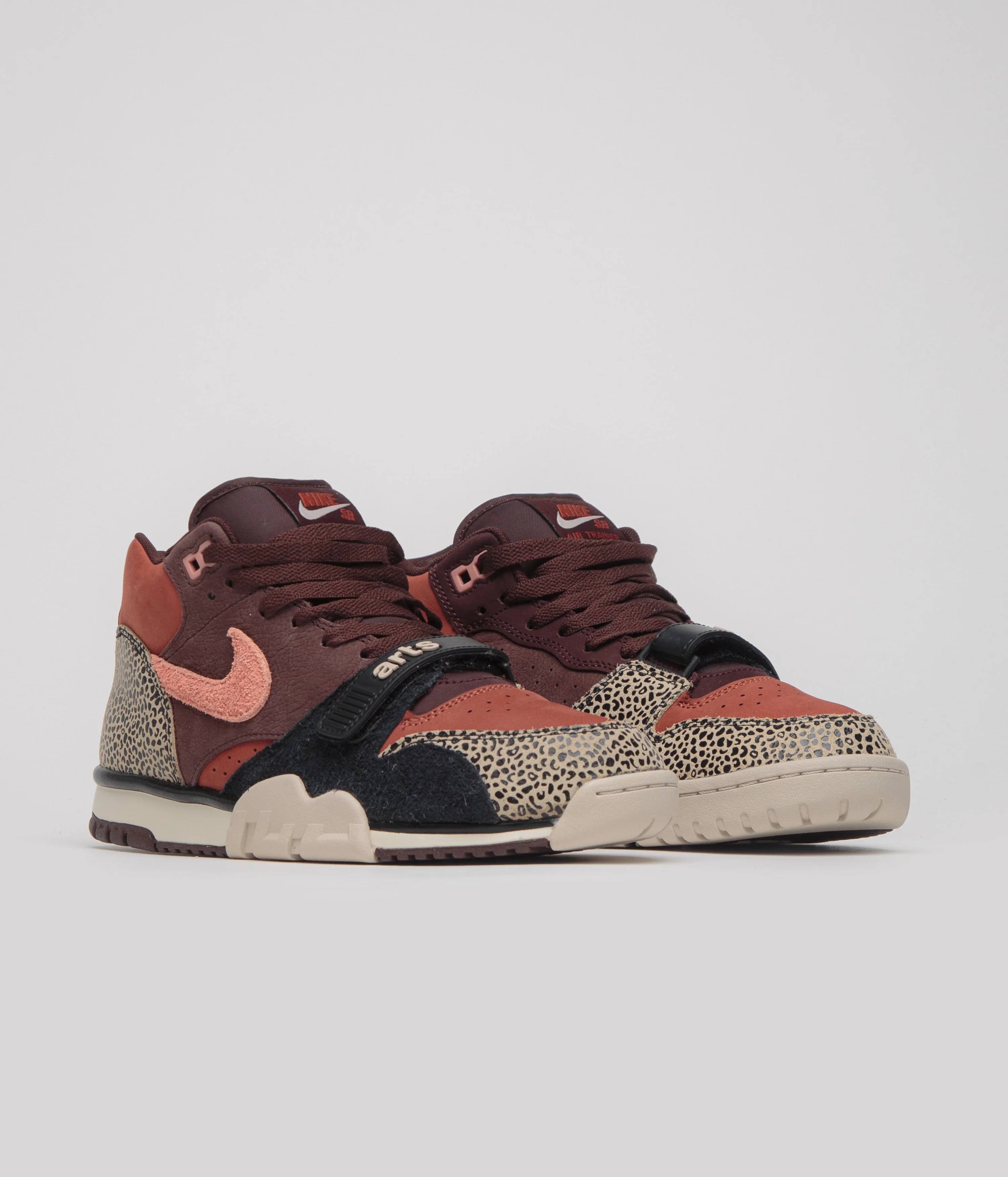 Nike SB x Arts-Rec Air Trainer 1 Shoes - Limestone / Pink Quartz - Earth - Dusty Peach - Image 2