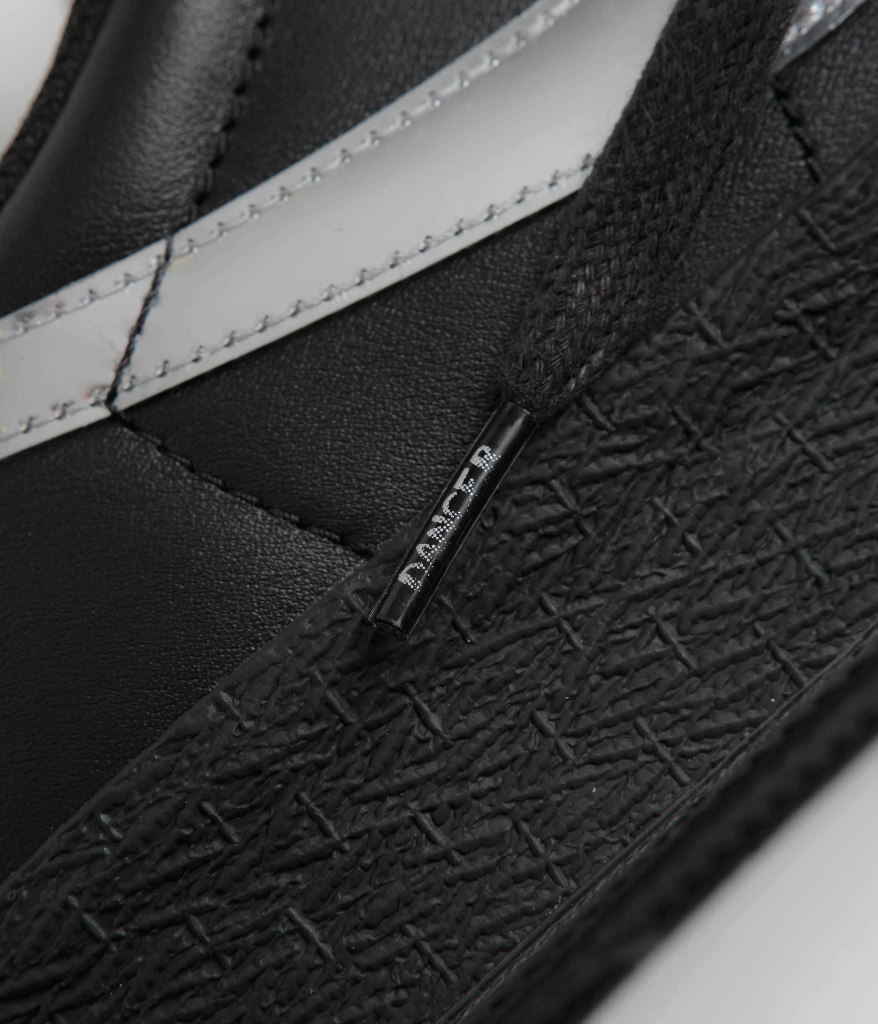 Nike SB x Dancer Skateboards Blazer Low Shoes - Black / Metallic Silver / Black - Image 6