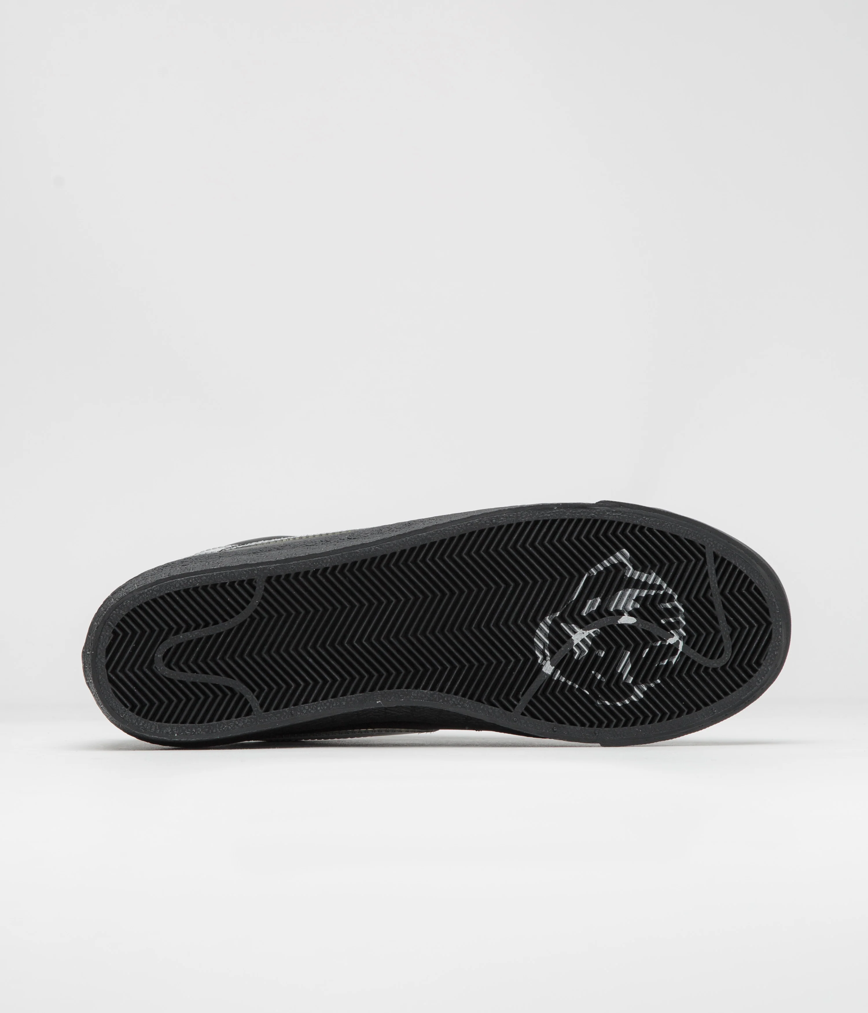 Nike SB x Dancer Skateboards Blazer Low Shoes - Black / Metallic Silver / Black - Image 7
