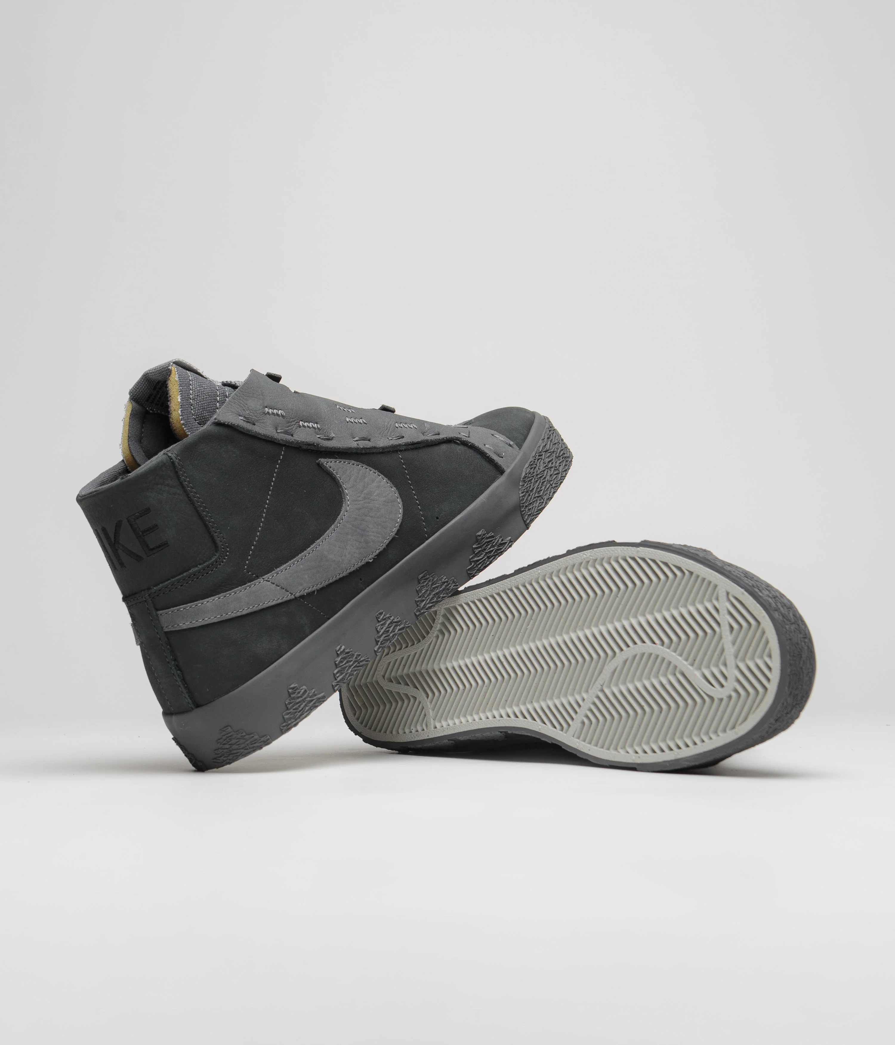 Nike SB x Di'Orr Greenwood Blazer Mid Shoes - Anthracite / Dark Smoke Grey - Image 6