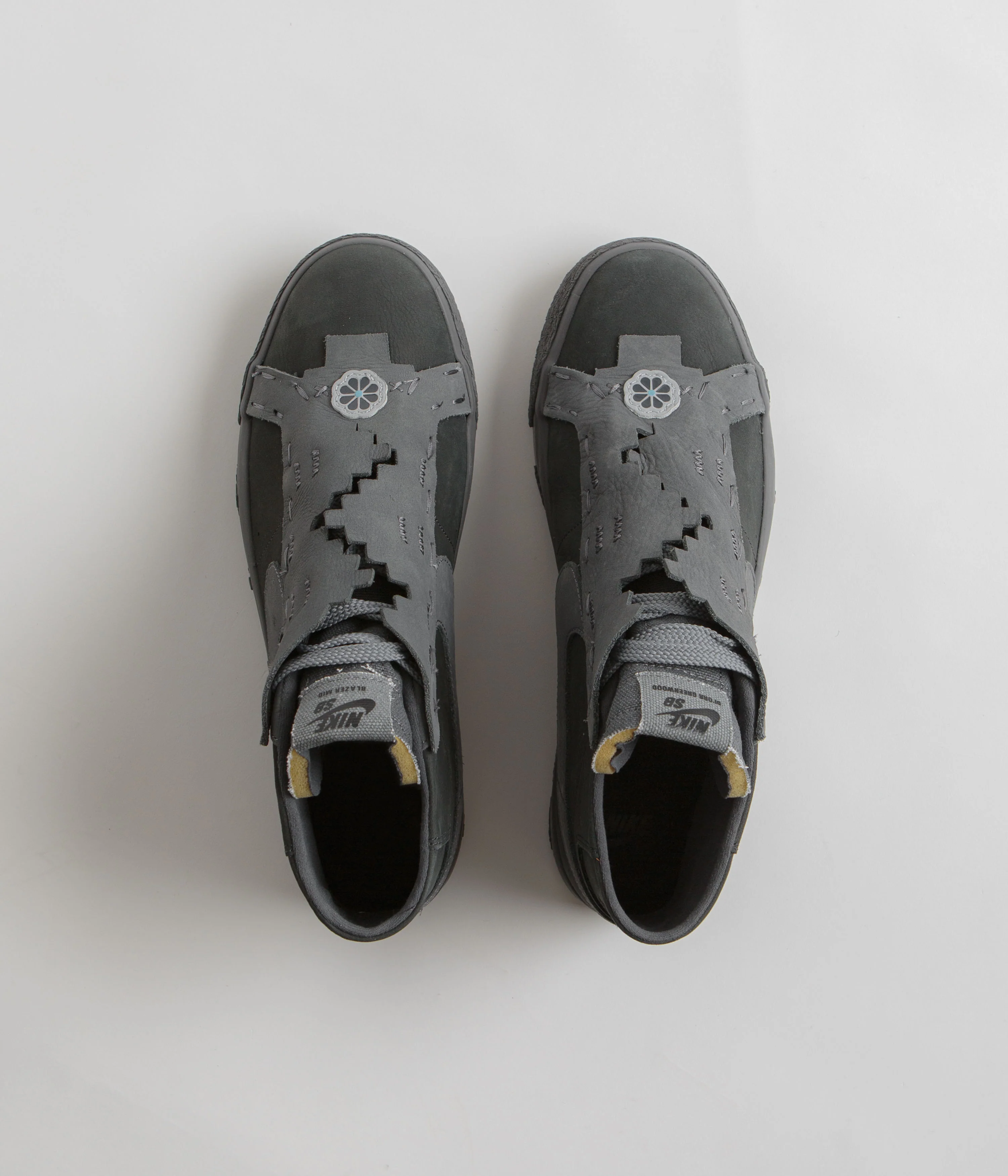 Nike SB x Di'Orr Greenwood Blazer Mid Shoes - Anthracite / Dark Smoke Grey - Image 8