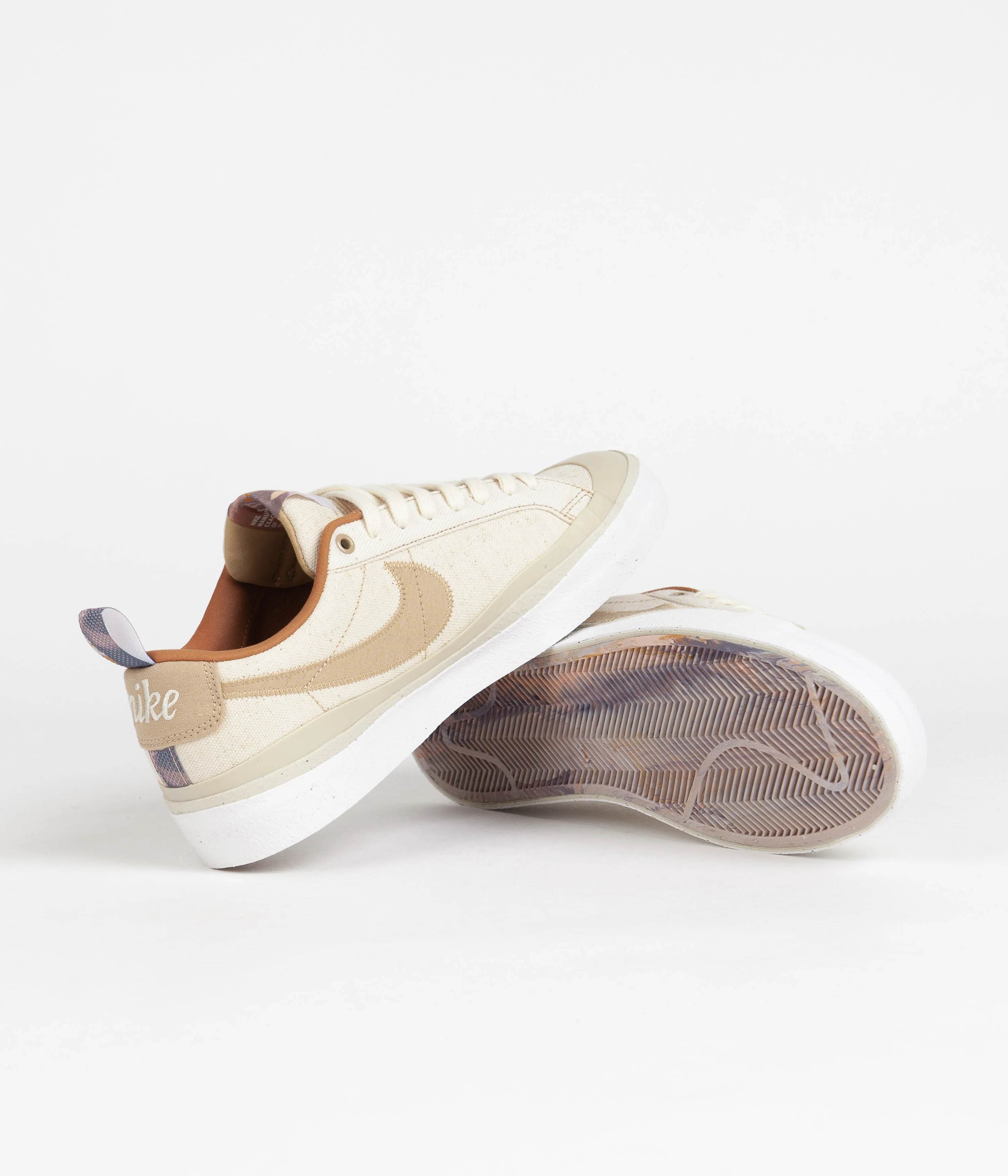 Nike SB x Doyenne Blazer Low Shoes - Coconut Milk / Rattan - Limestone - Rattan - Image 5