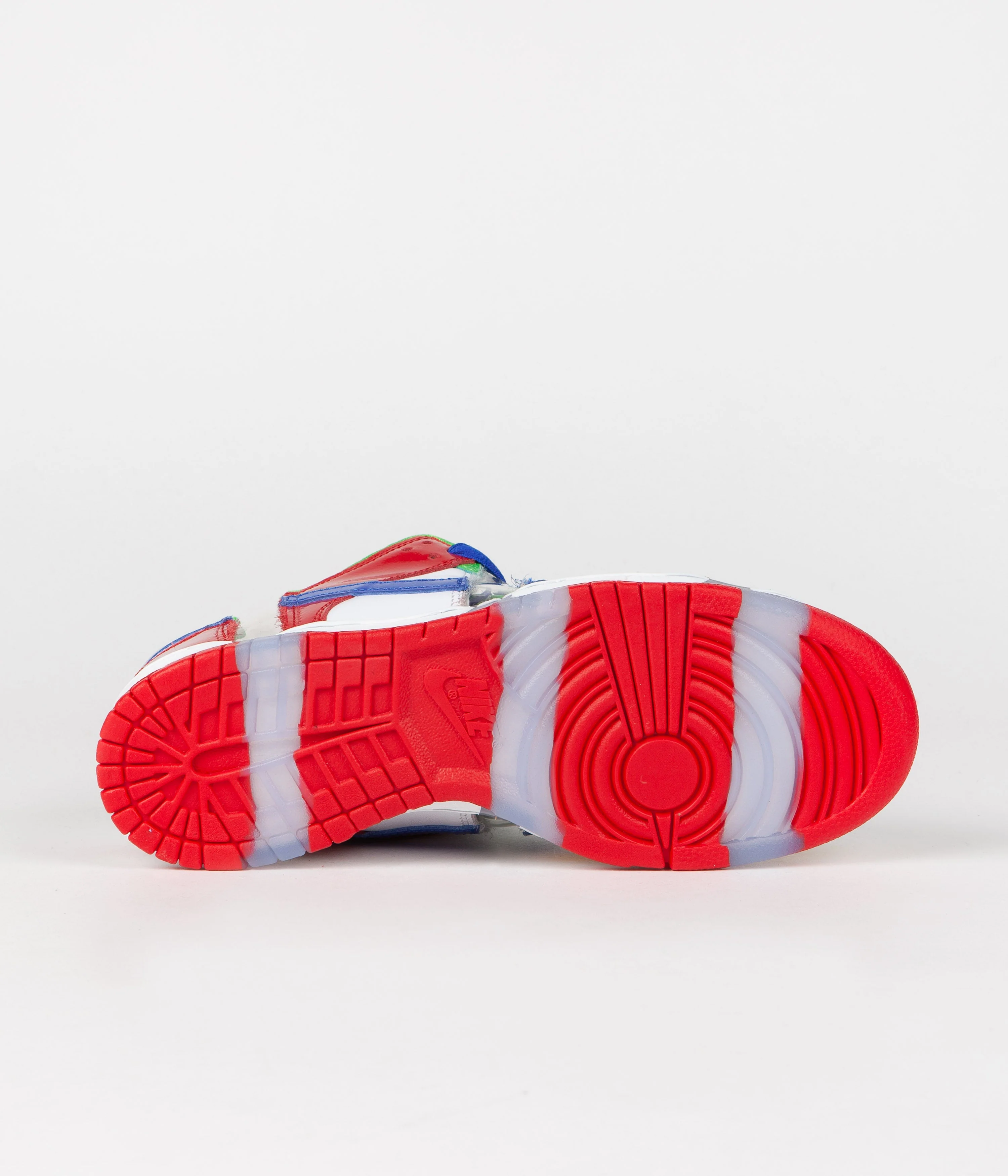 Nike SB Dunk Low OG Sandy Bodecker Shoes - White / Hyper Royal - Mean Green - Image 5