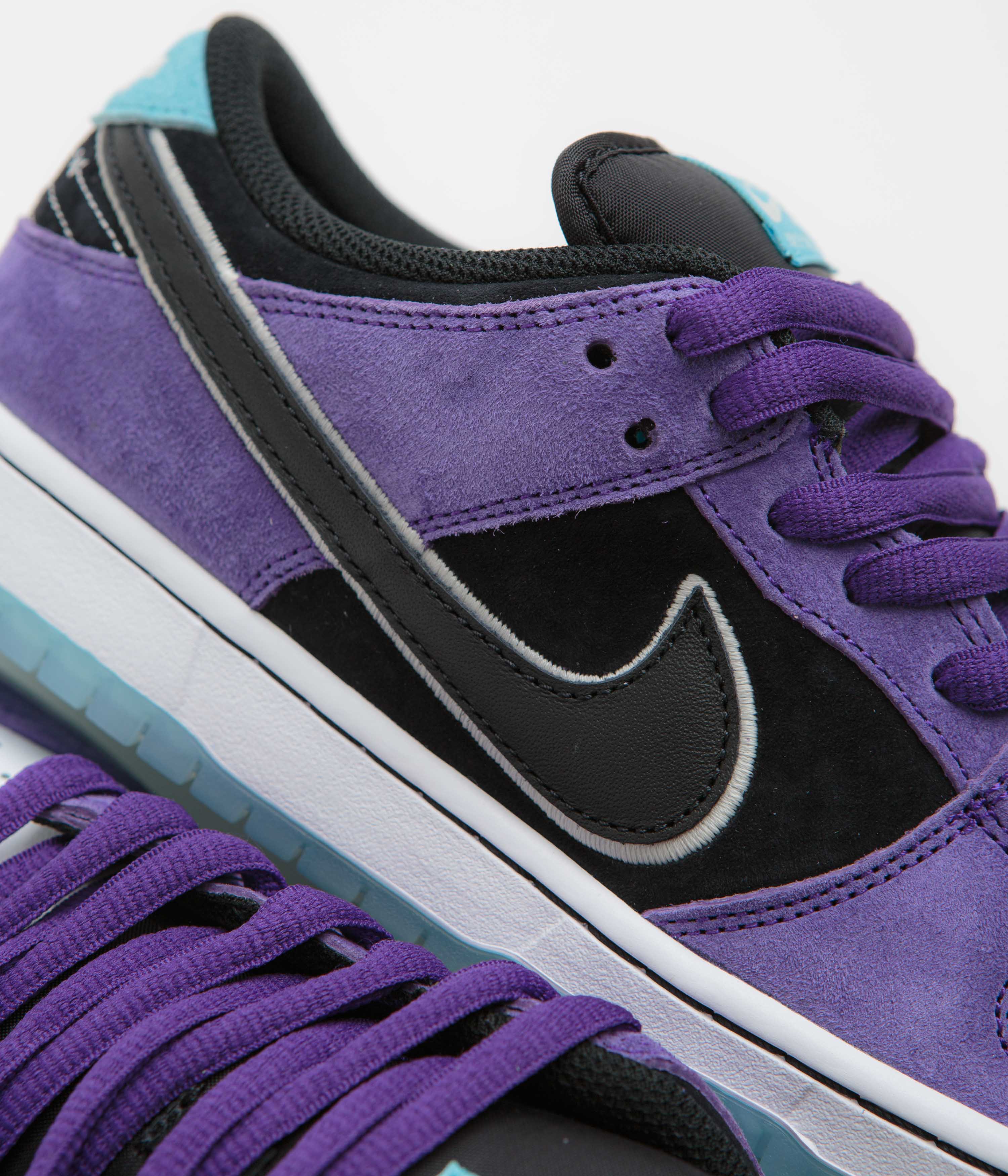 Nike SB x Hayley Wilson Dunk Low Pro Shoes - Court Purple / Black - White - Lagoon Pulse - Image 3