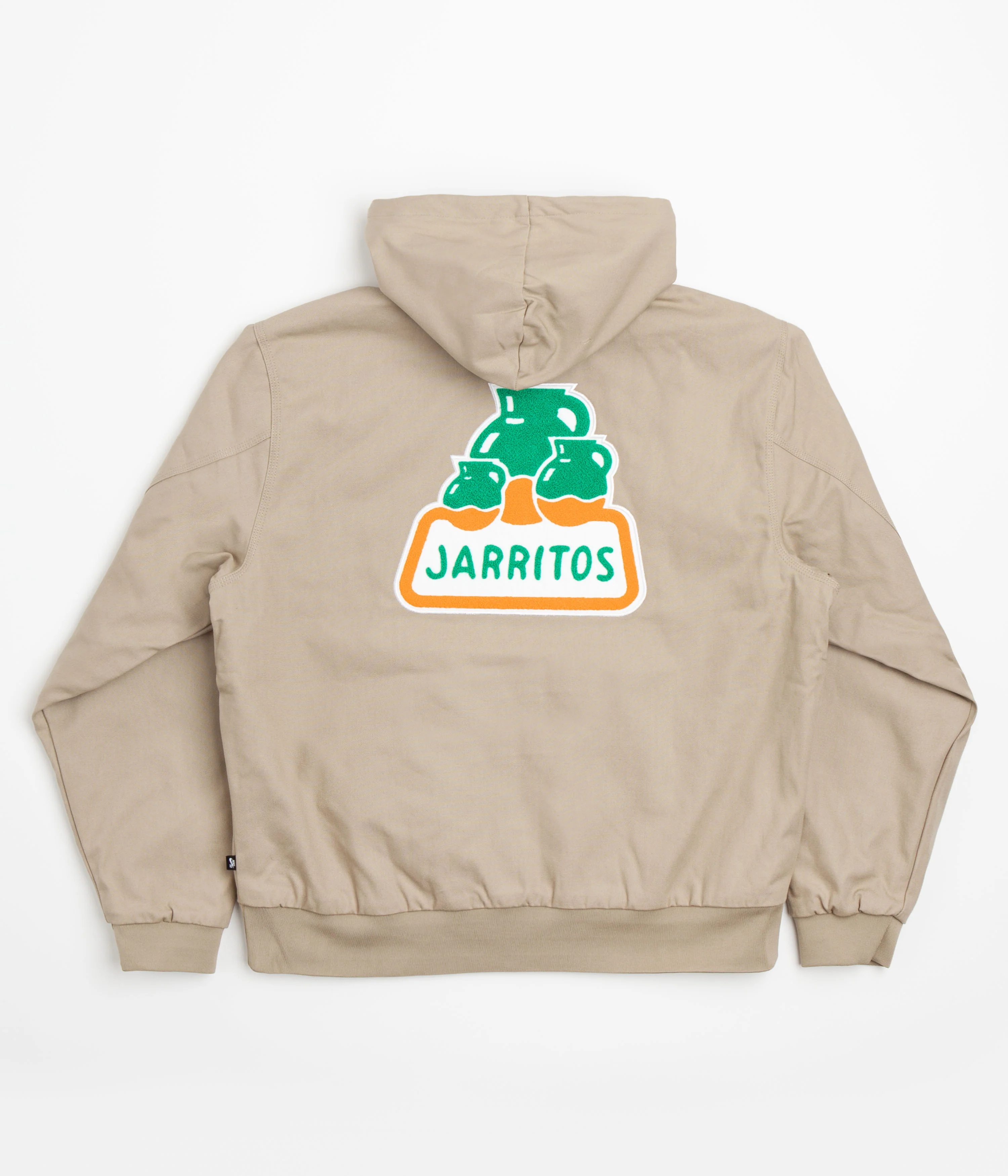 Nike SB x Jarritos Full Zip Hooded Jacket - Khaki / Malachite / Malachite - Image 2