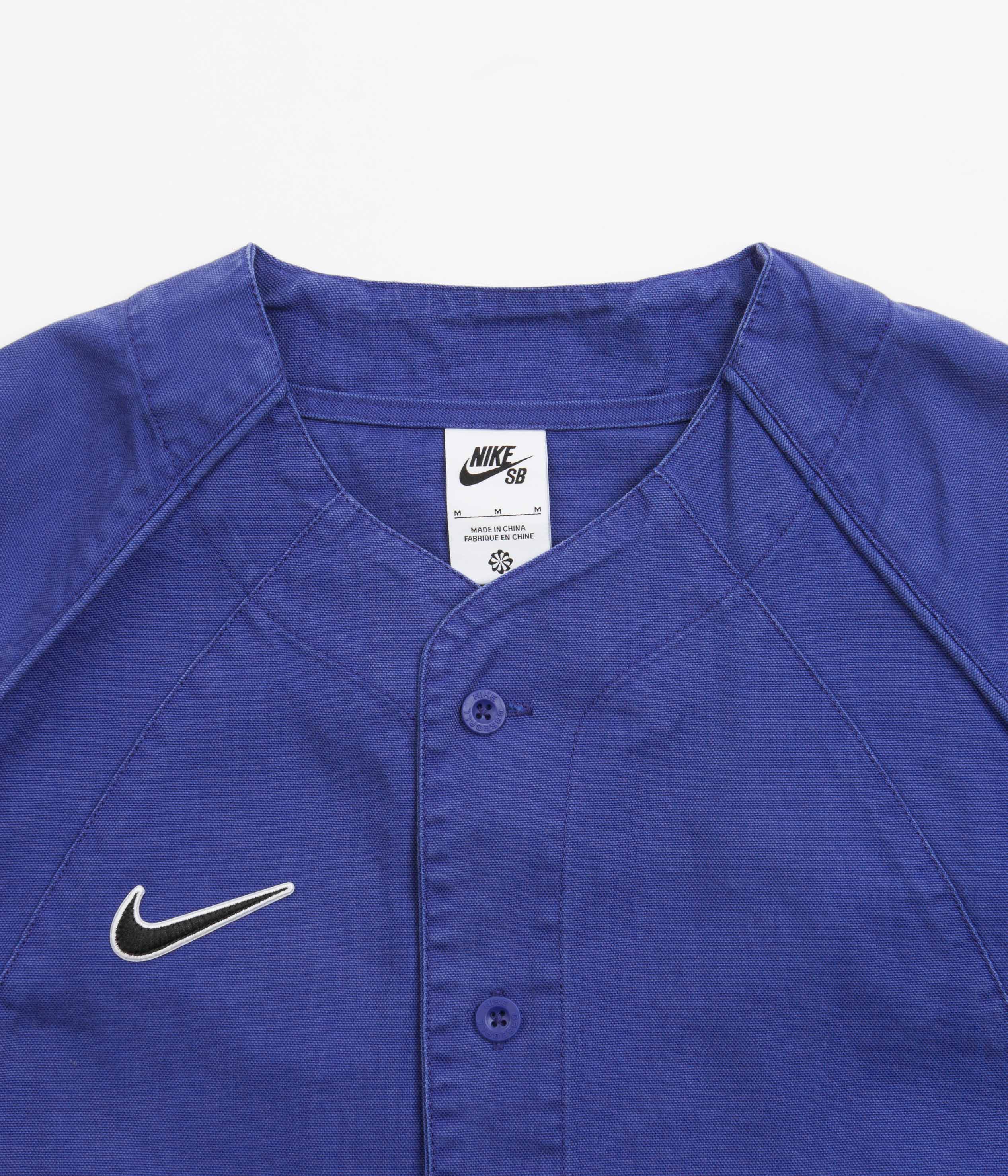 Nike SB x MLB Baseball Jersey - Deep Royal Blue / White - Image 5