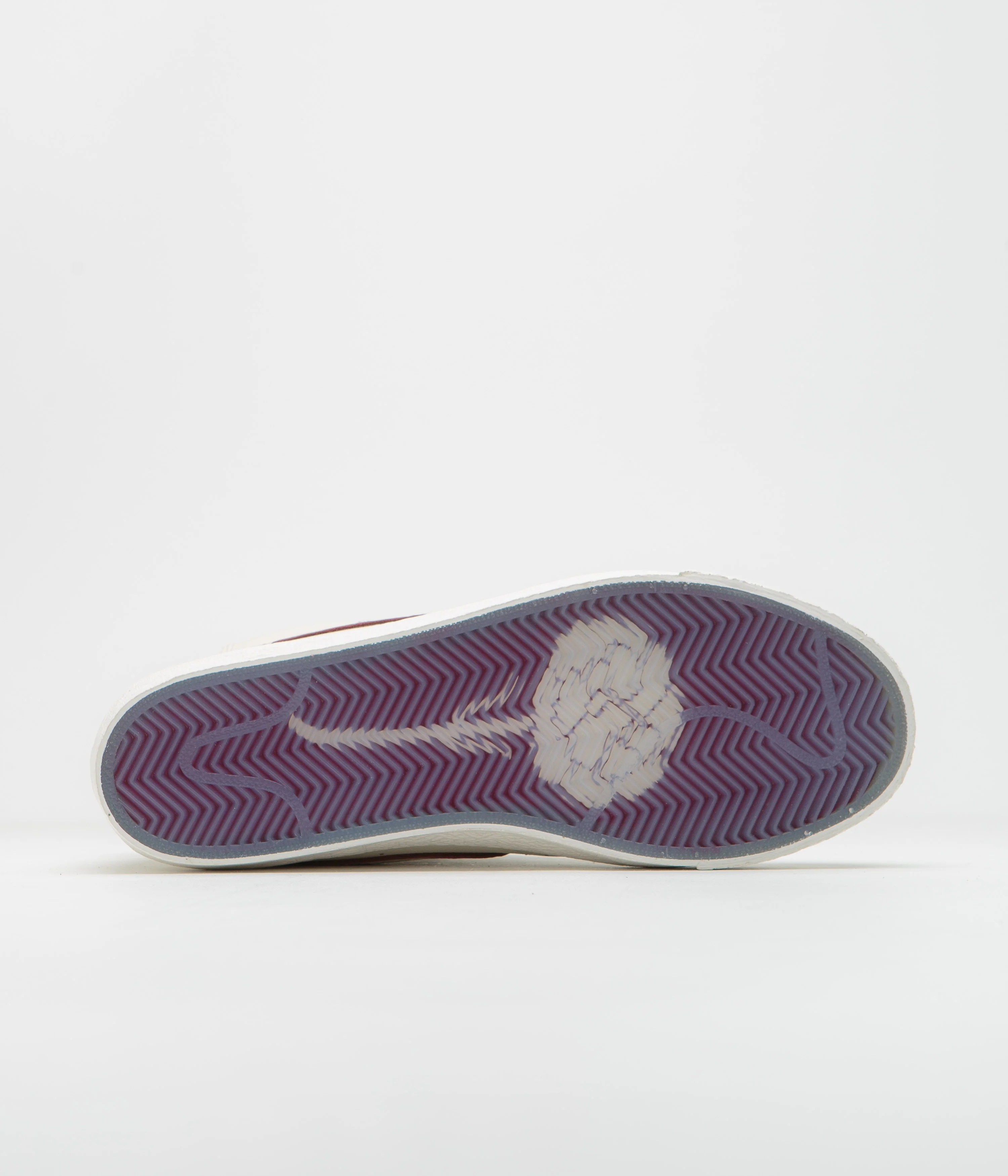 Nike SB x Welcome Skateboarding Blazer Mid Shoes - Sail / Dark Beetroot - White - Image 6