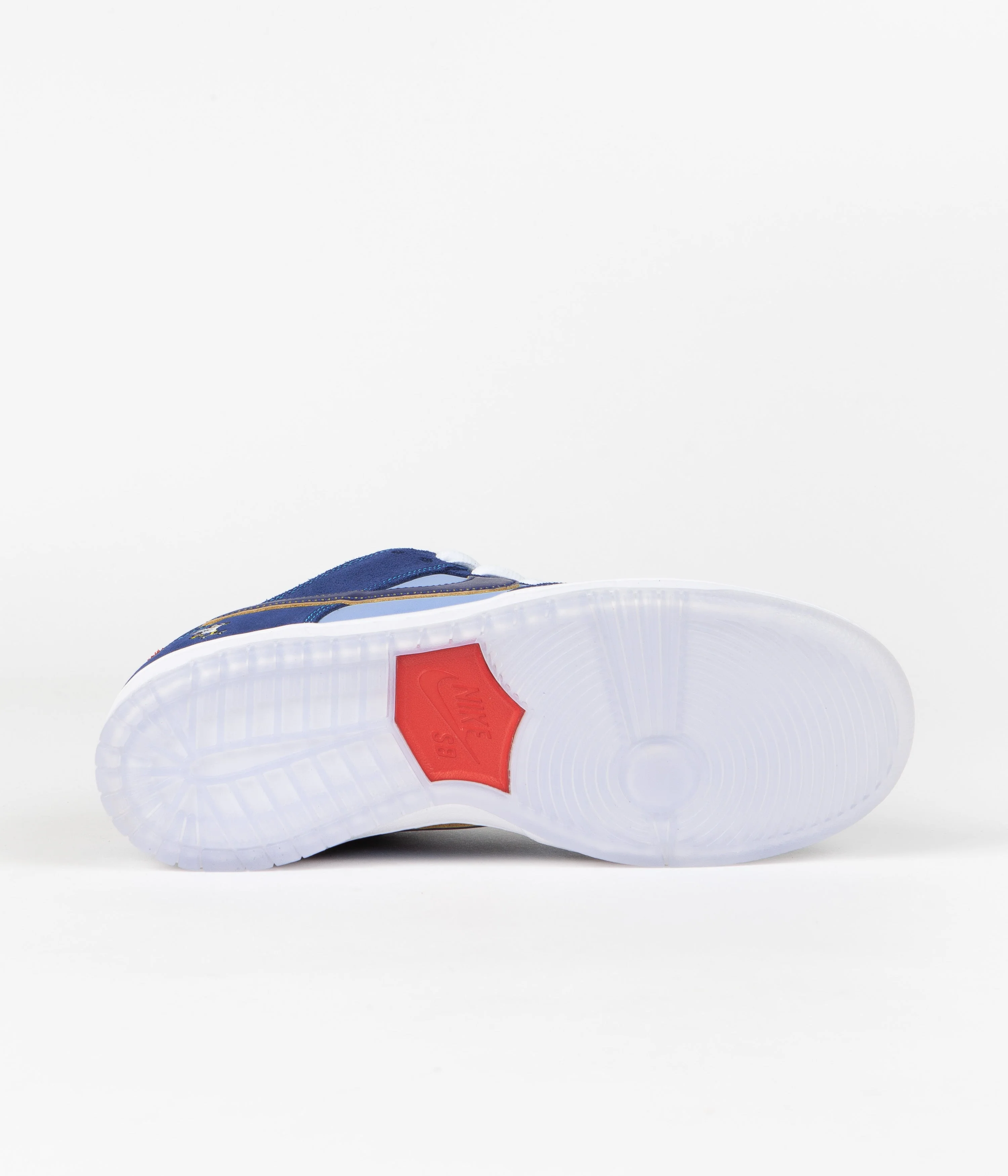 Nike SB x Why So Sad? Dunk Low Premium Shoes - Coastal Blue / Coastal Blue - Light Blue - Image 6